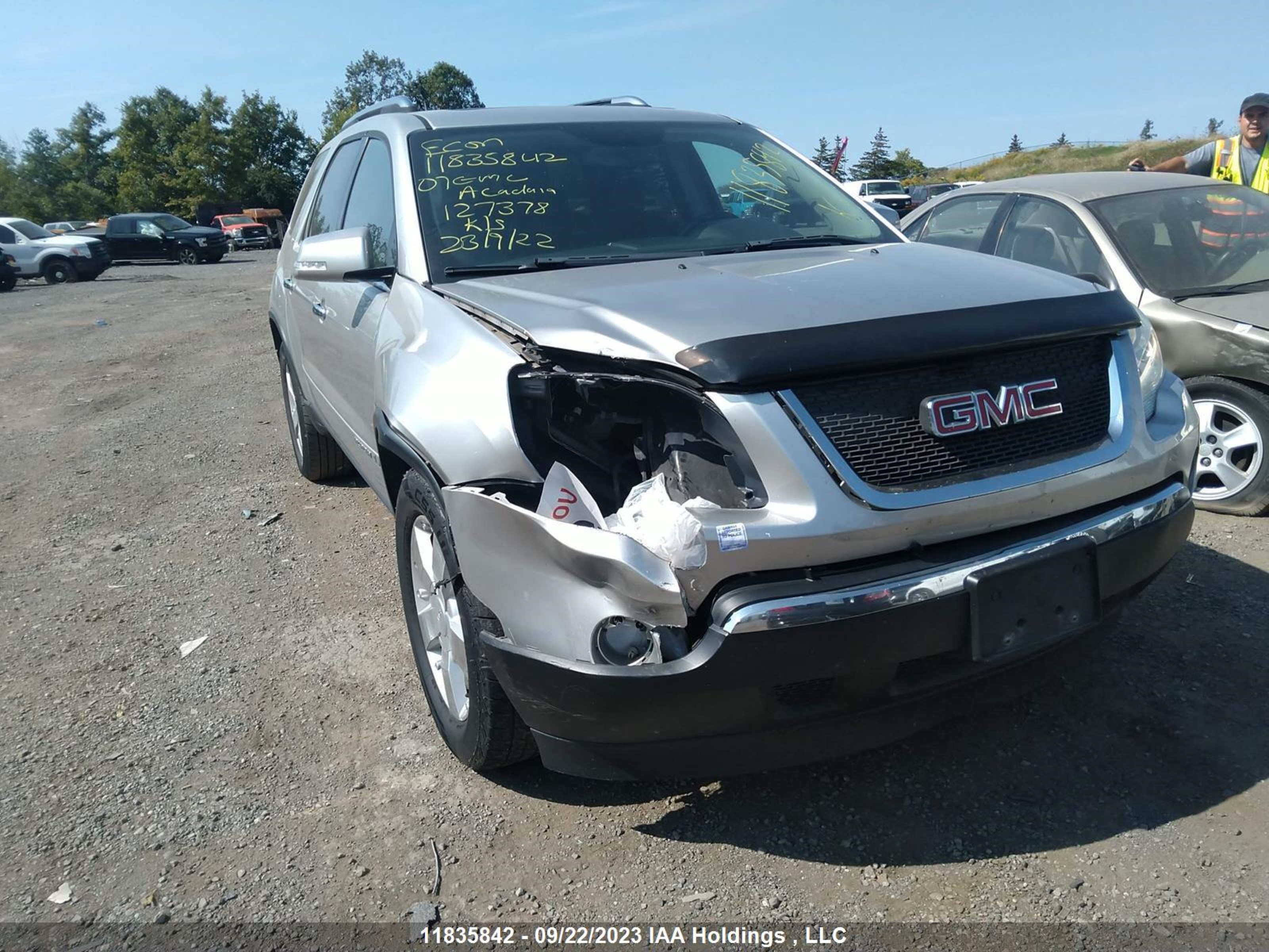 GMC ACADIA 2007 1gker23717j127378