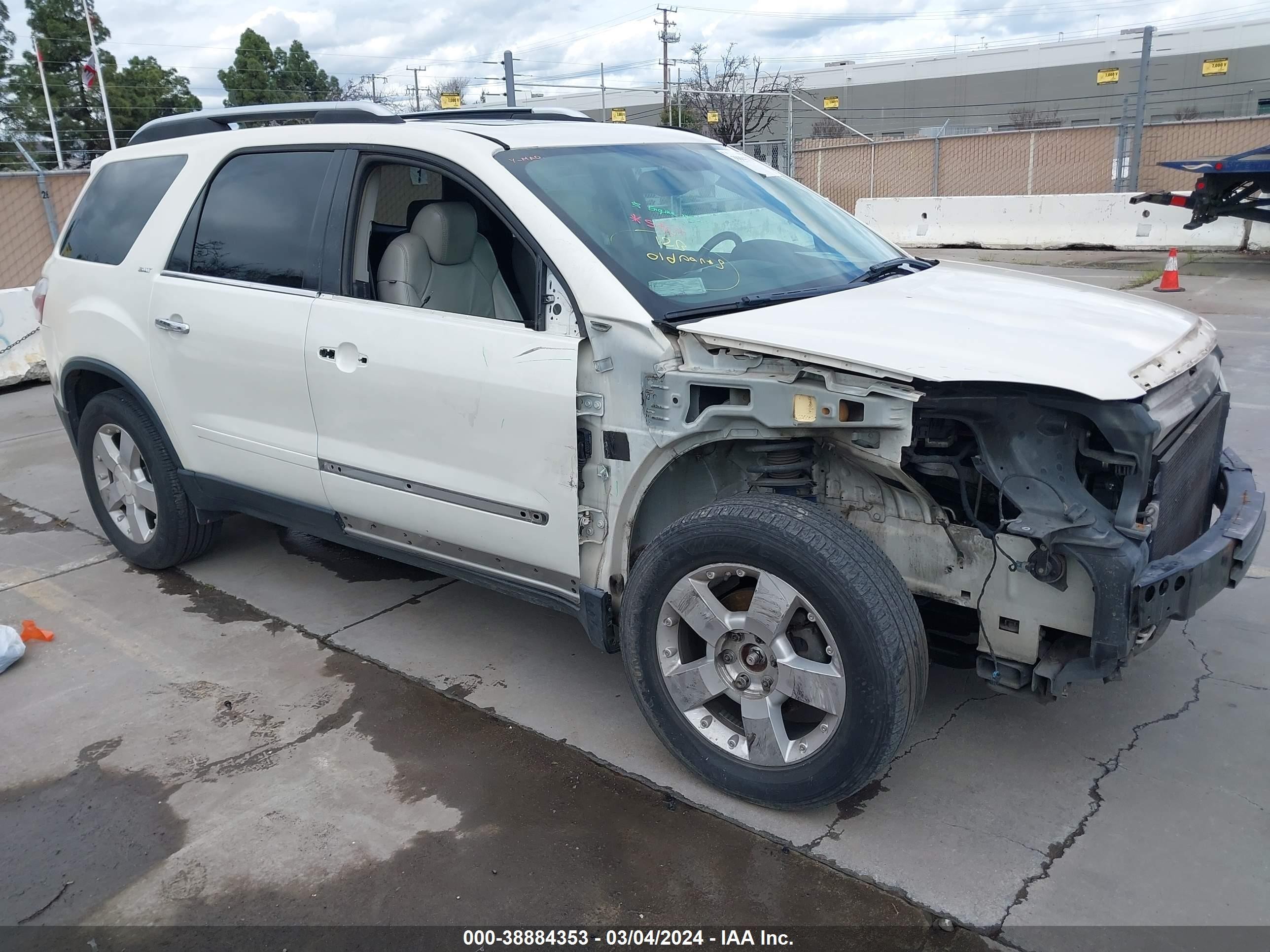 GMC ACADIA 2008 1gker23778j167031