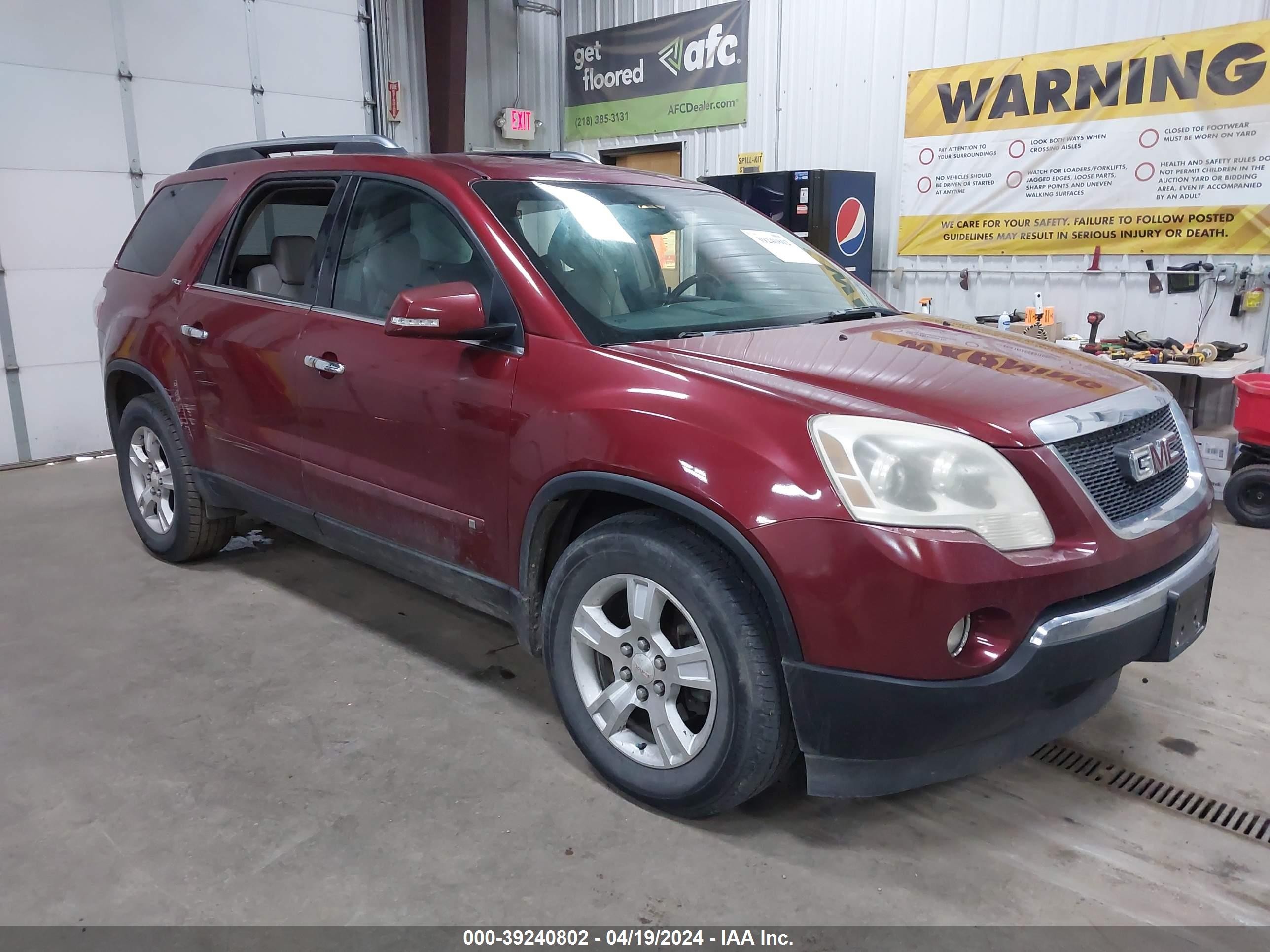 GMC ACADIA 2009 1gker23d29j147888