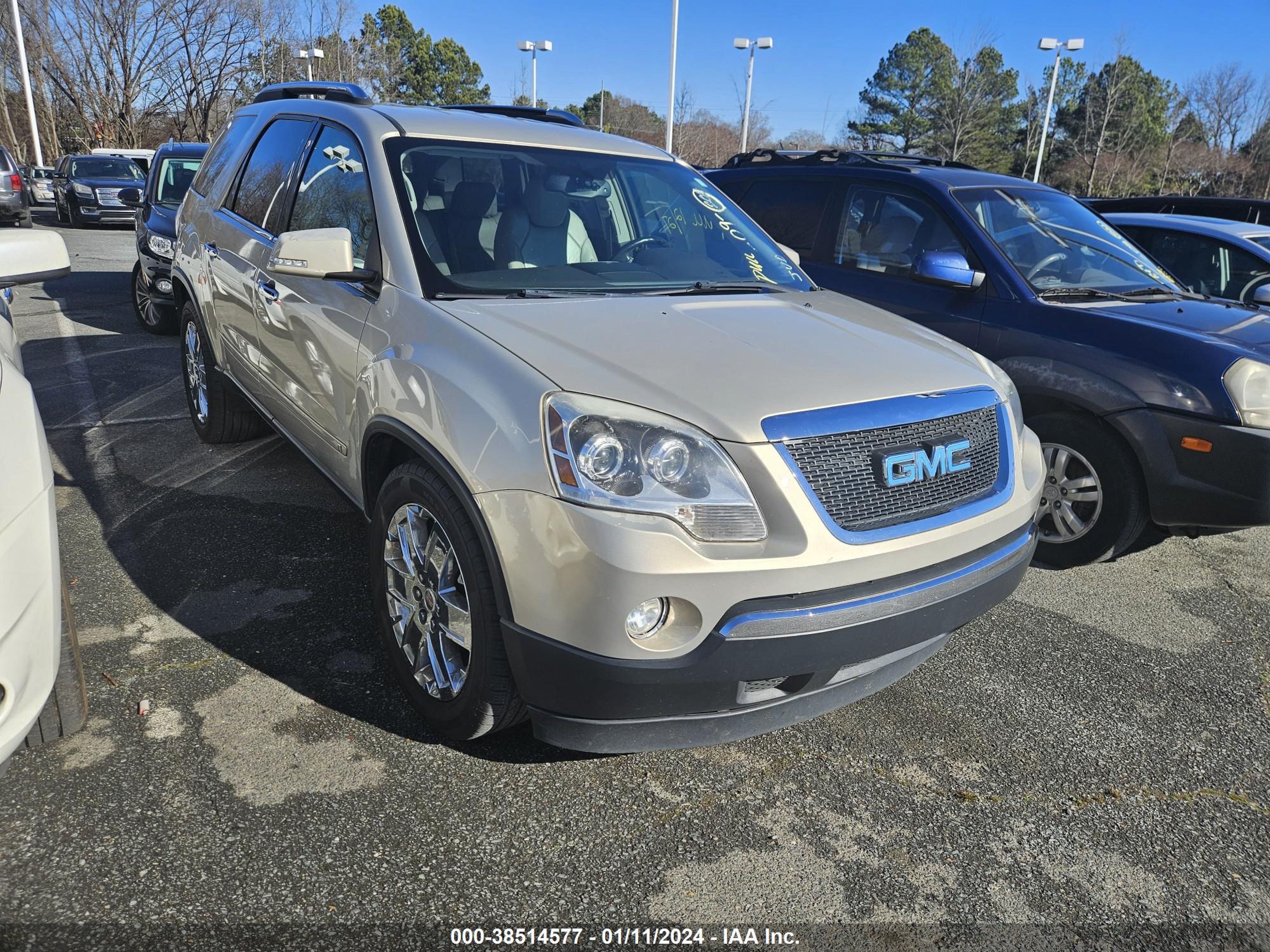 GMC ACADIA 2009 1gker23d99j185103