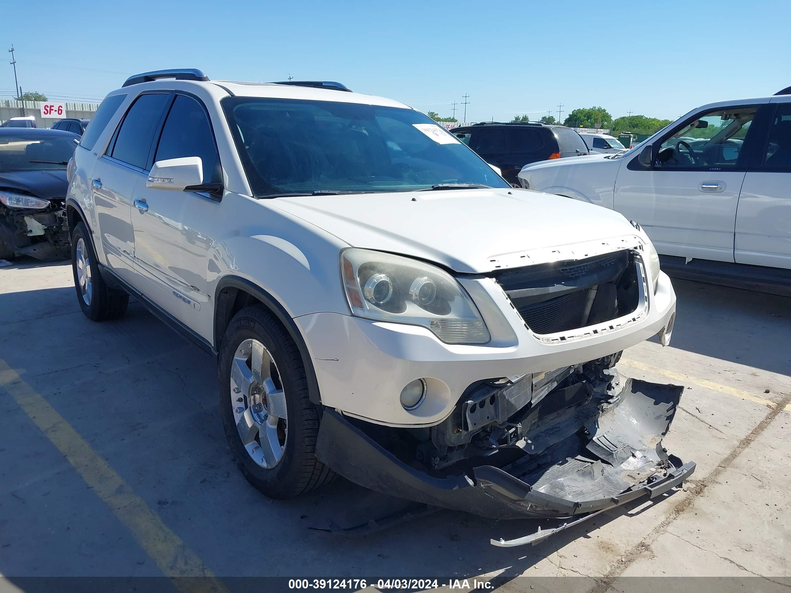 GMC ACADIA 2008 1gker33708j258650