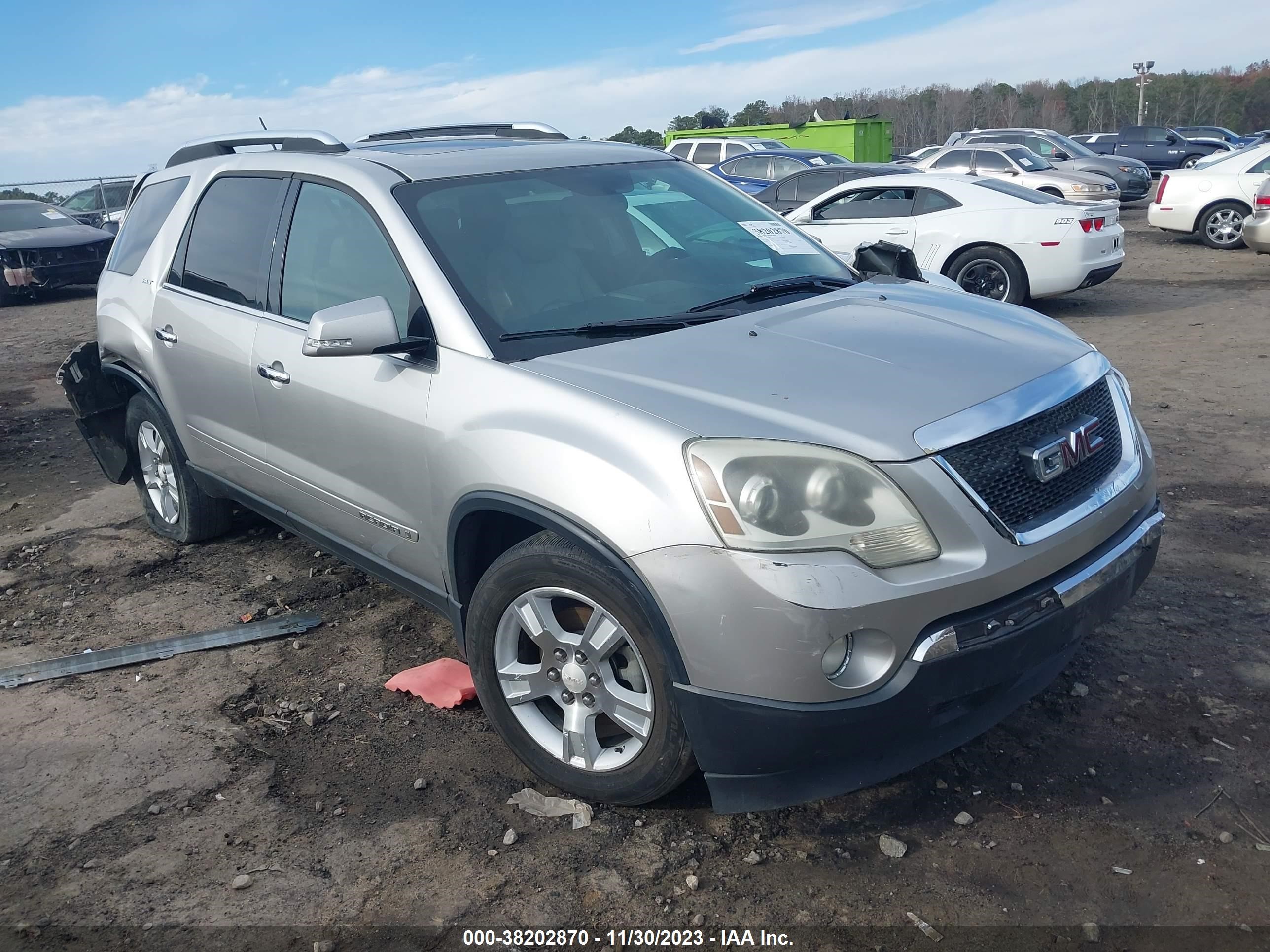 GMC ACADIA 2007 1gker33717j107606