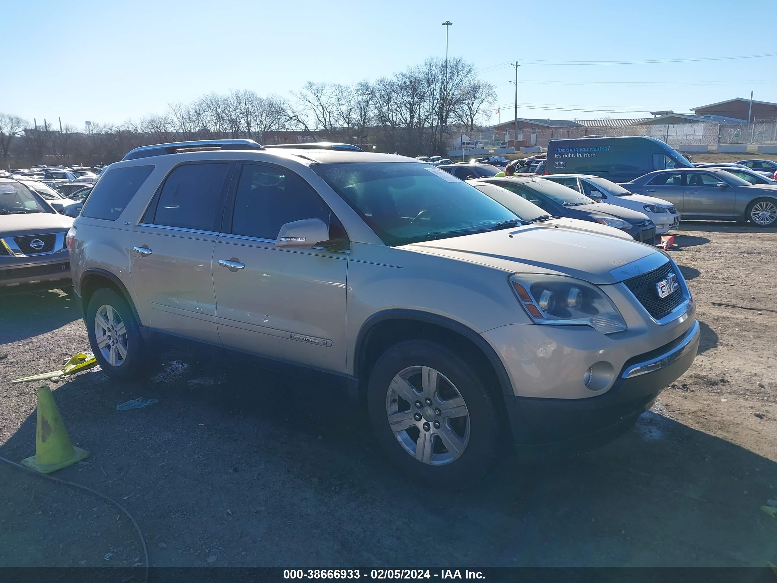 GMC ACADIA 2008 1gker33728j196829