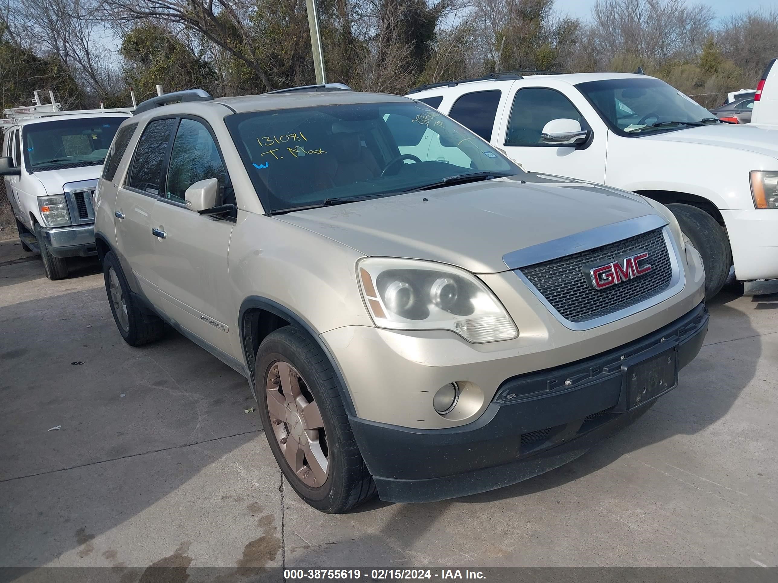 GMC ACADIA 2008 1gker337x8j131081