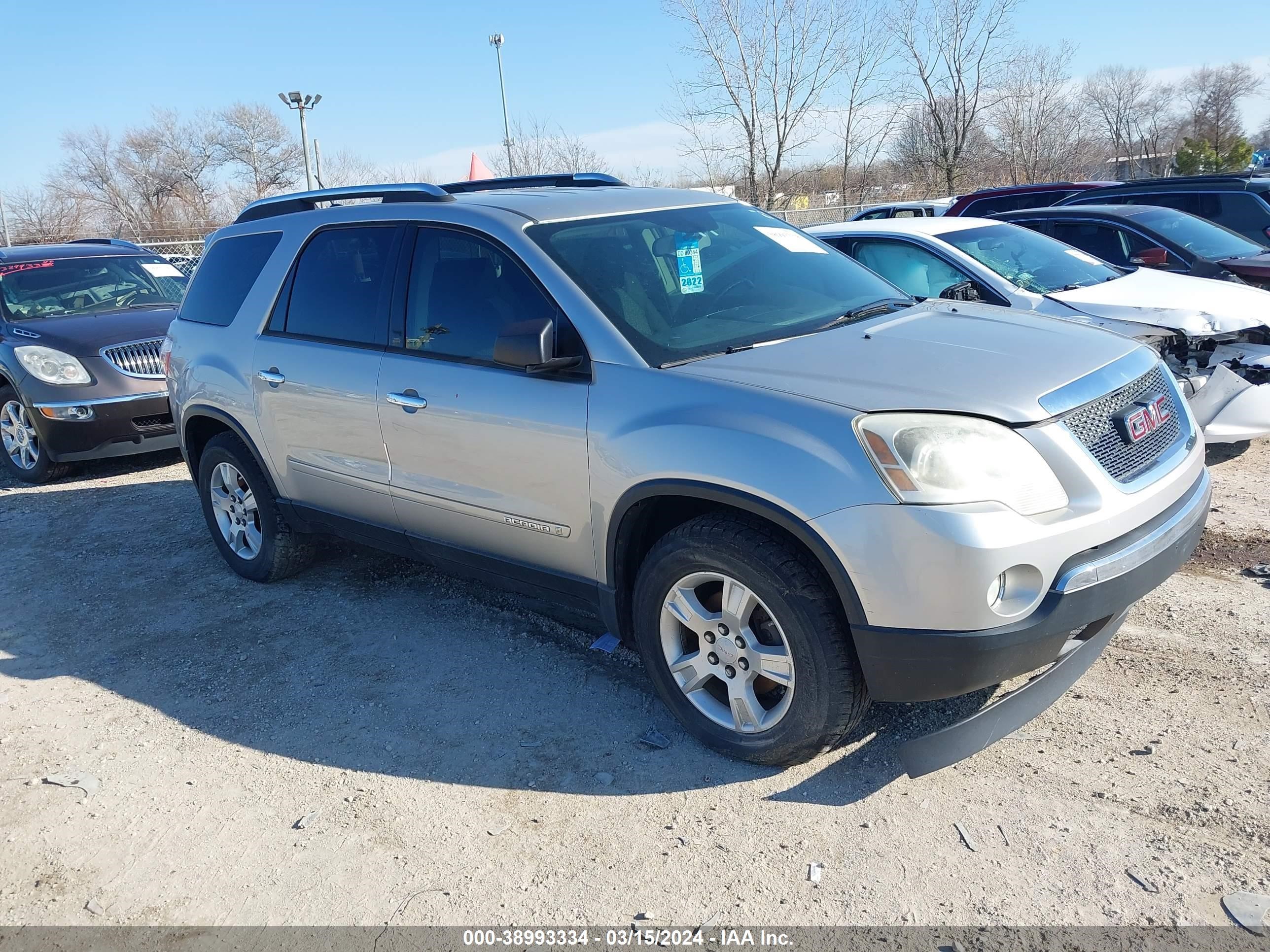 GMC ACADIA 2008 1gkev13738j295014