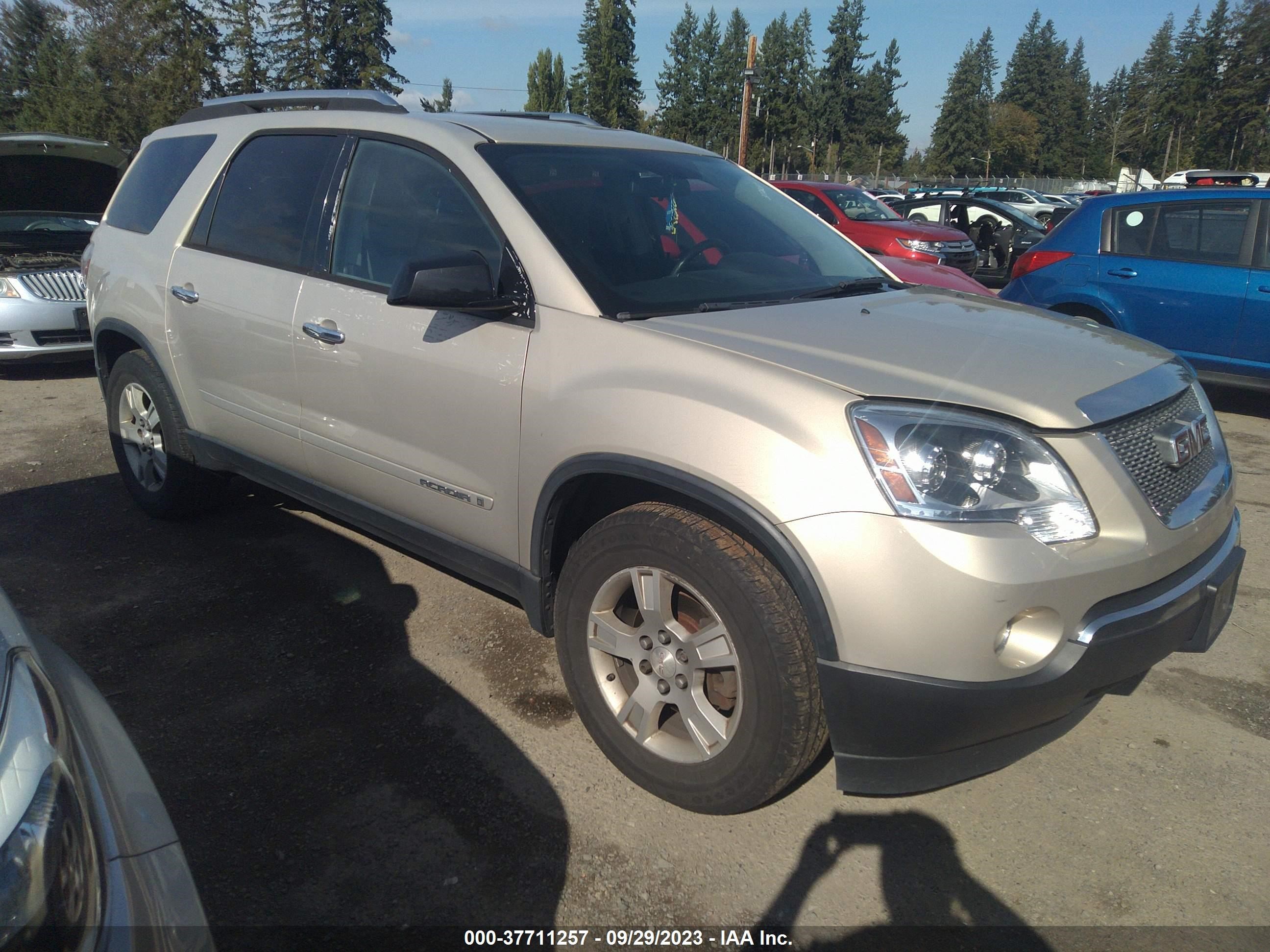 GMC ACADIA 2008 1gkev13768j115959