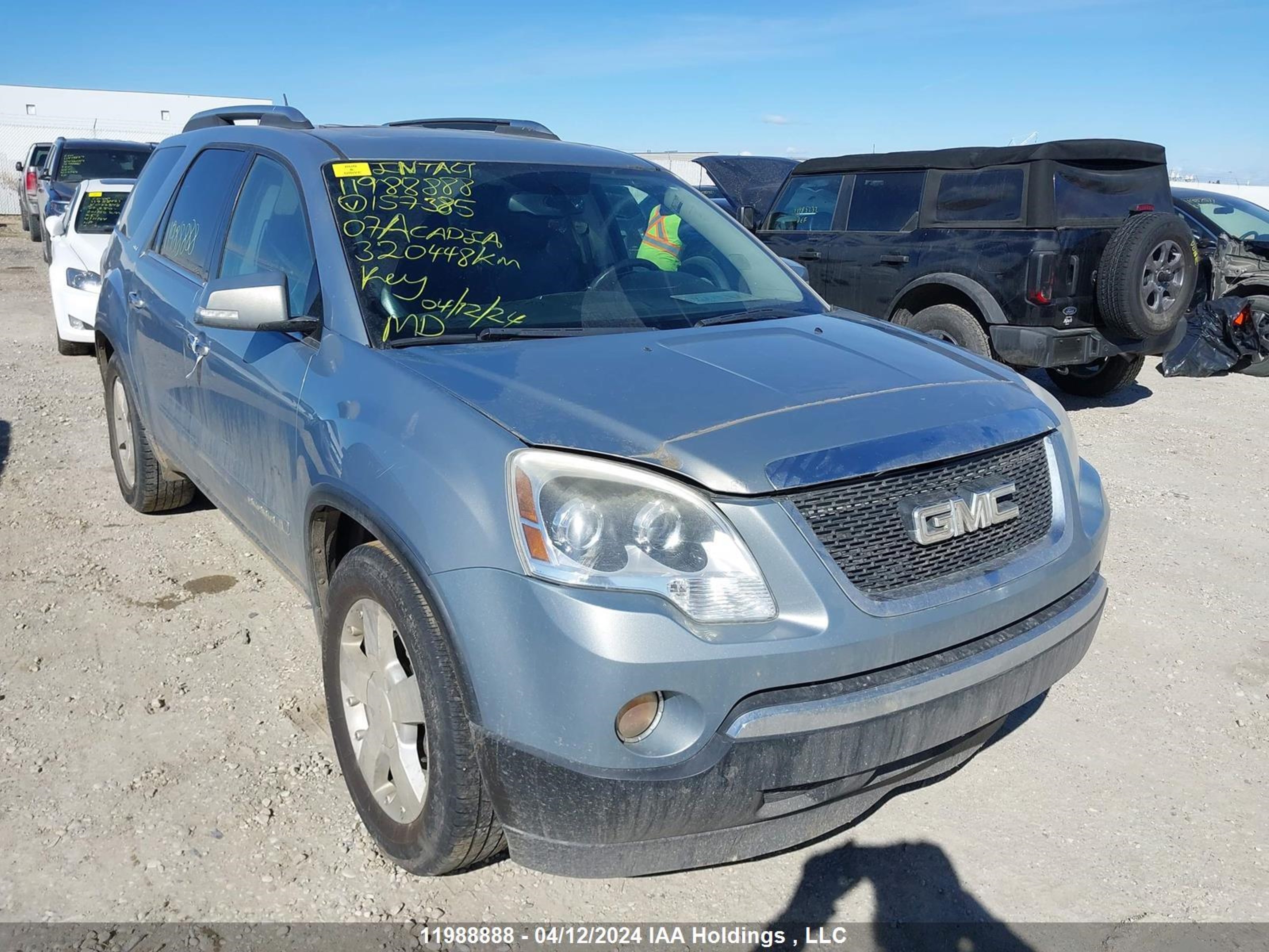 GMC ACADIA 2007 1gkev23707j157385