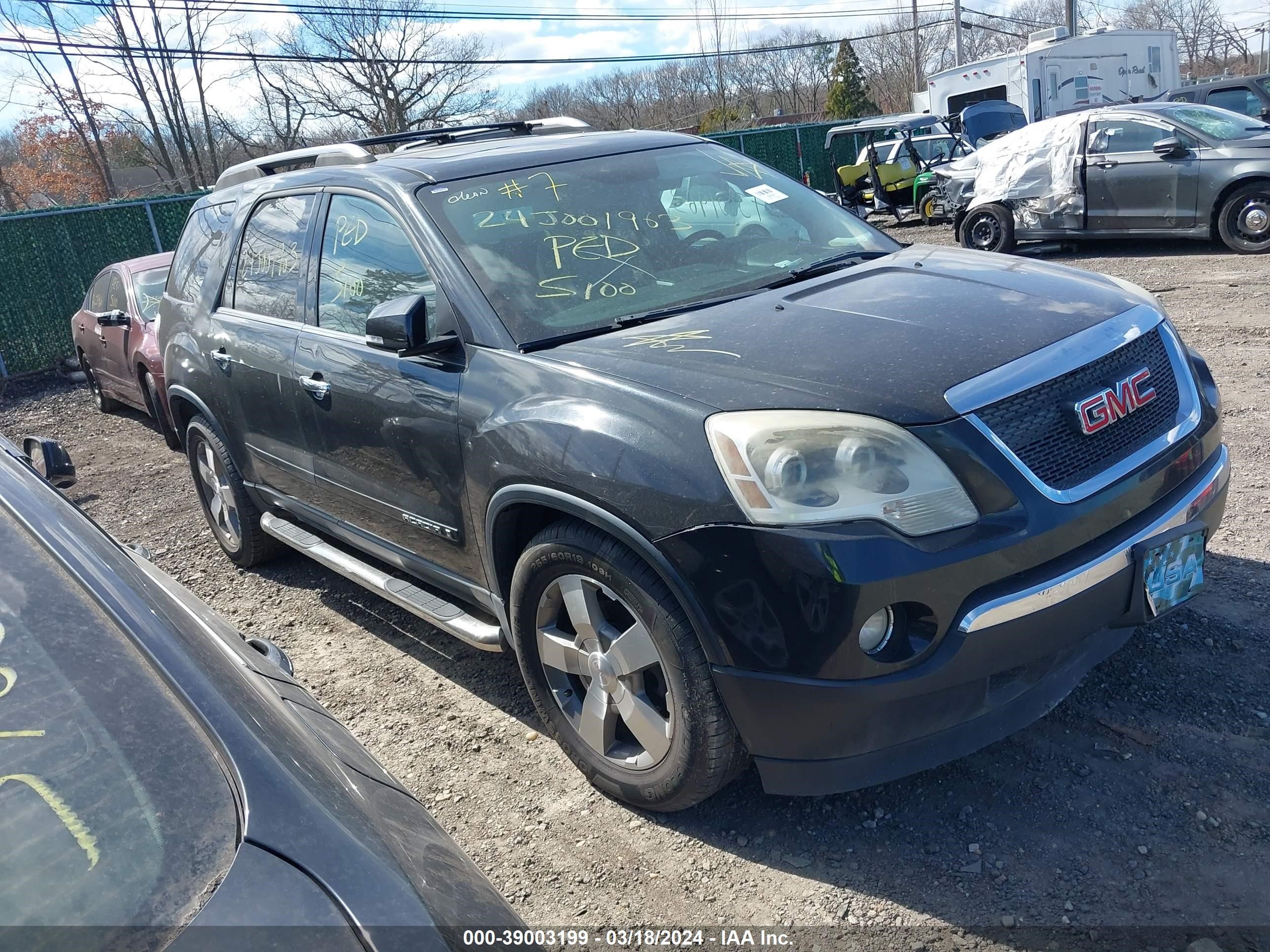 GMC ACADIA 2008 1gkev23718j172592