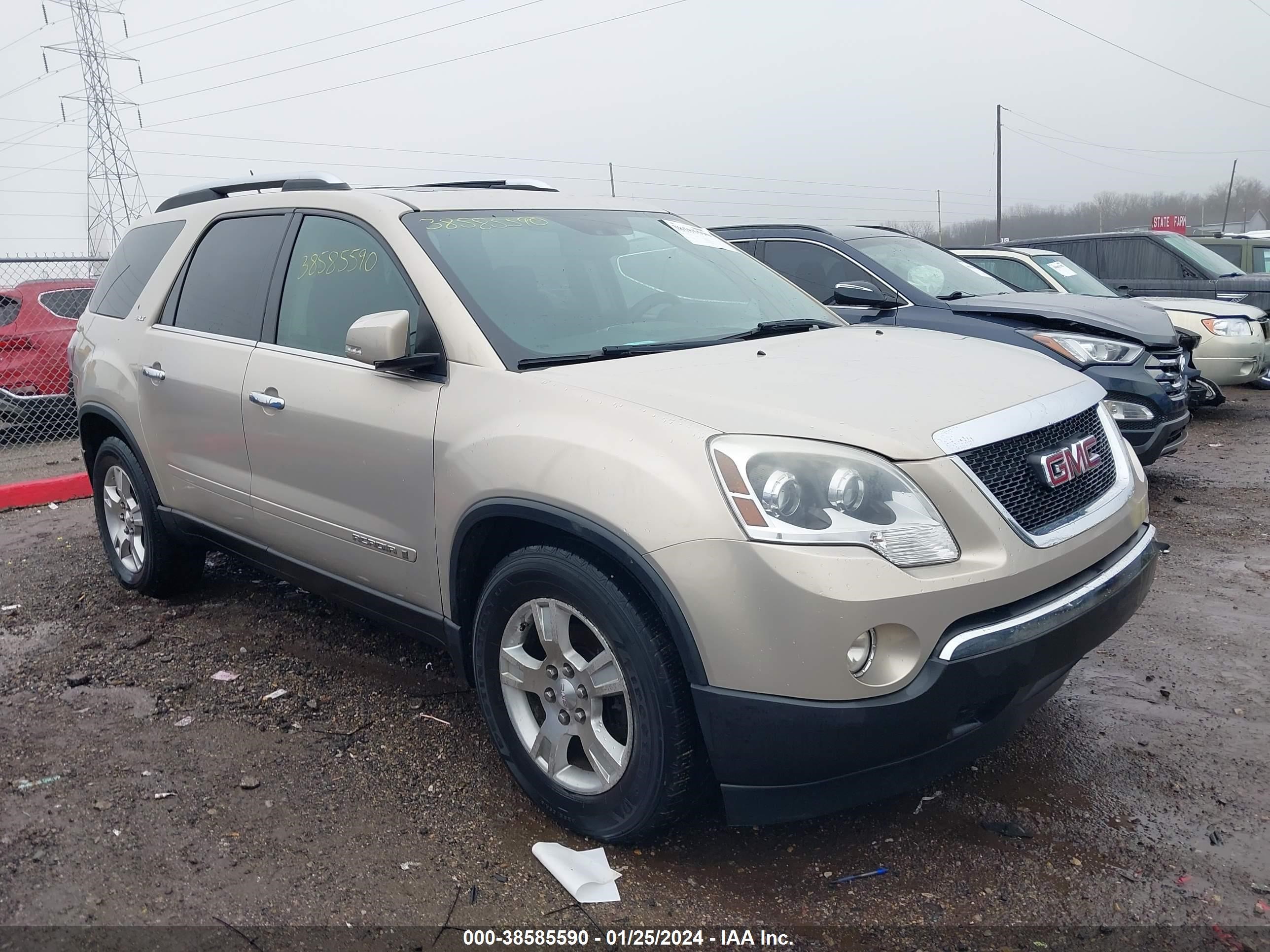 GMC ACADIA 2008 1gkev23798j239634