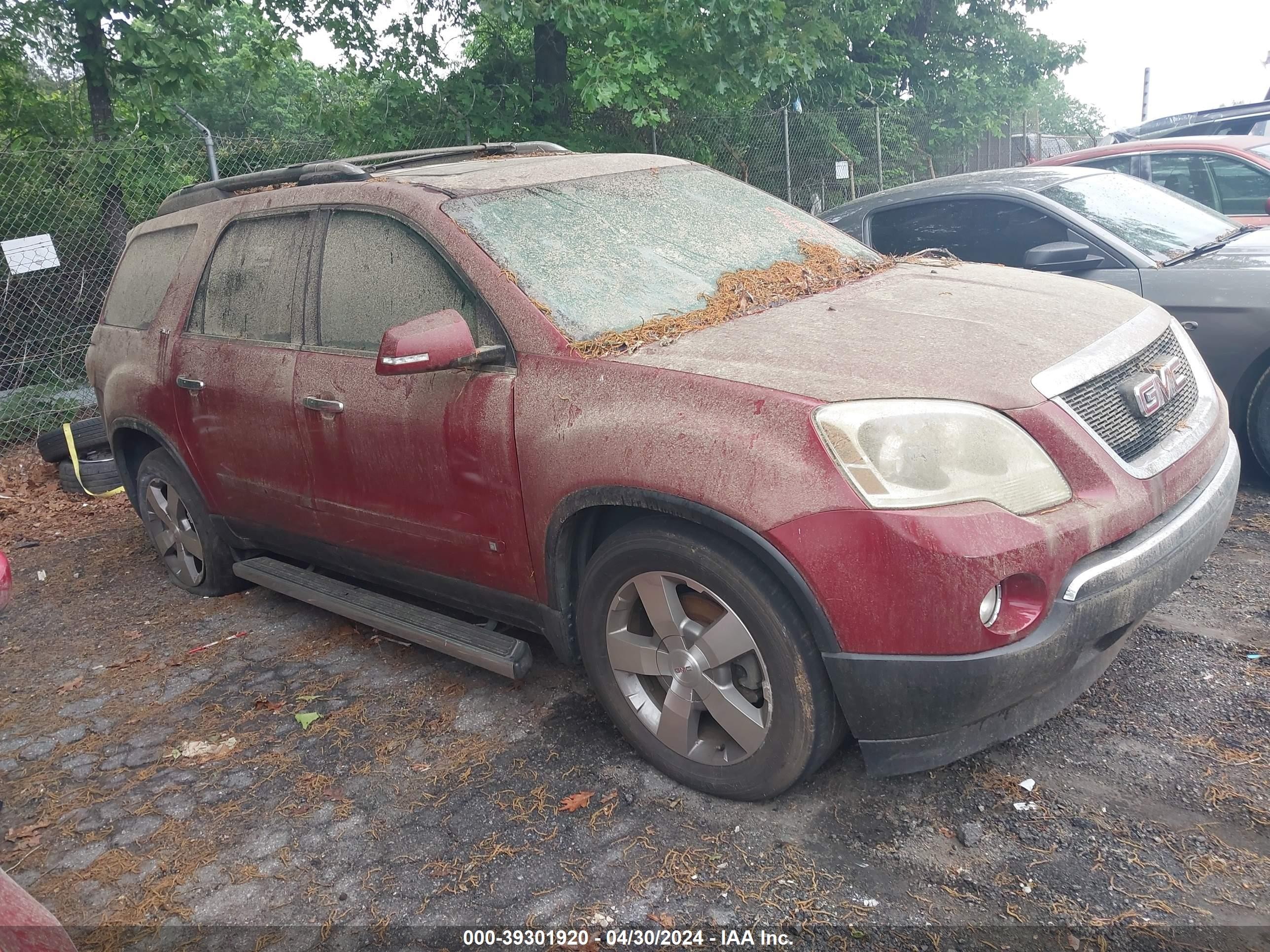 GMC ACADIA 2009 1gkev23d09j179864