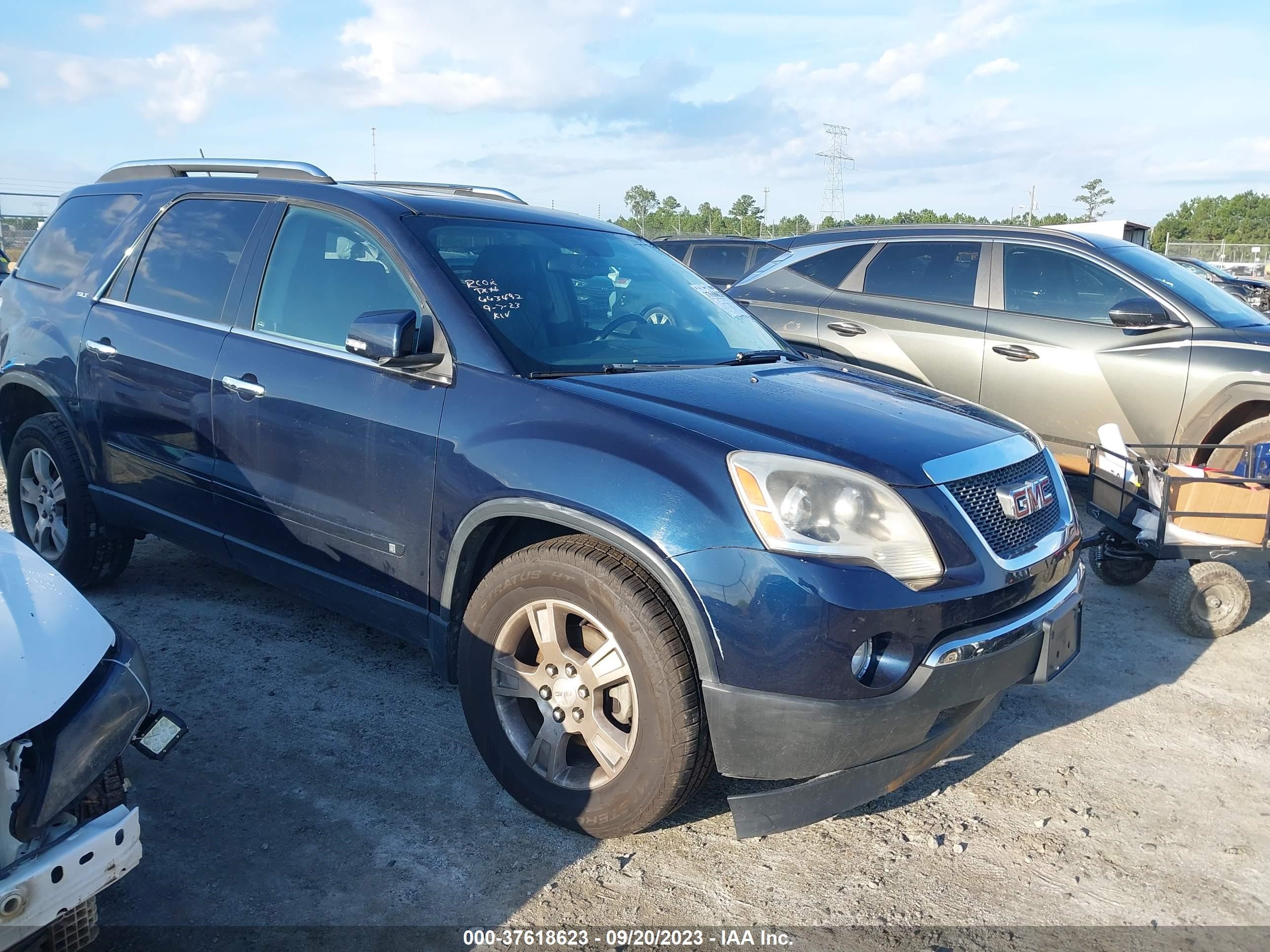 GMC ACADIA 2009 1gkev23d09j184577