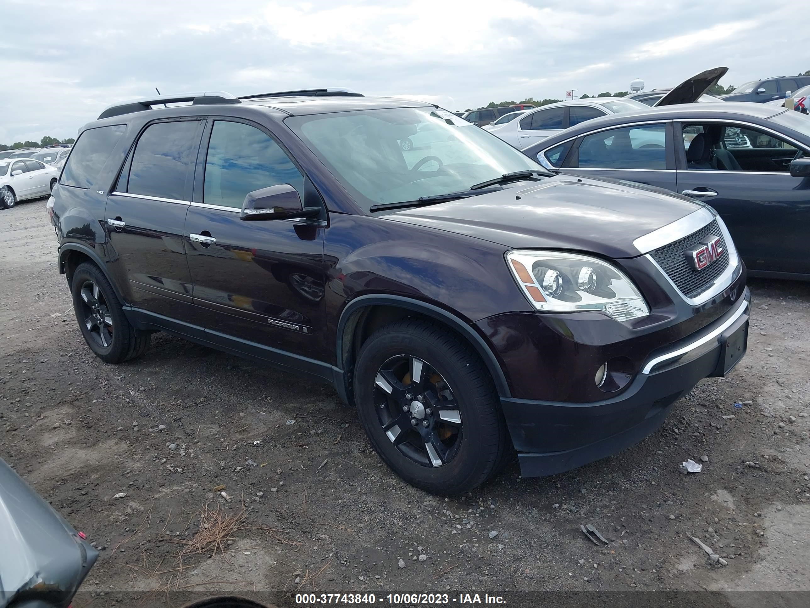 GMC ACADIA 2008 1gkev33728j185695