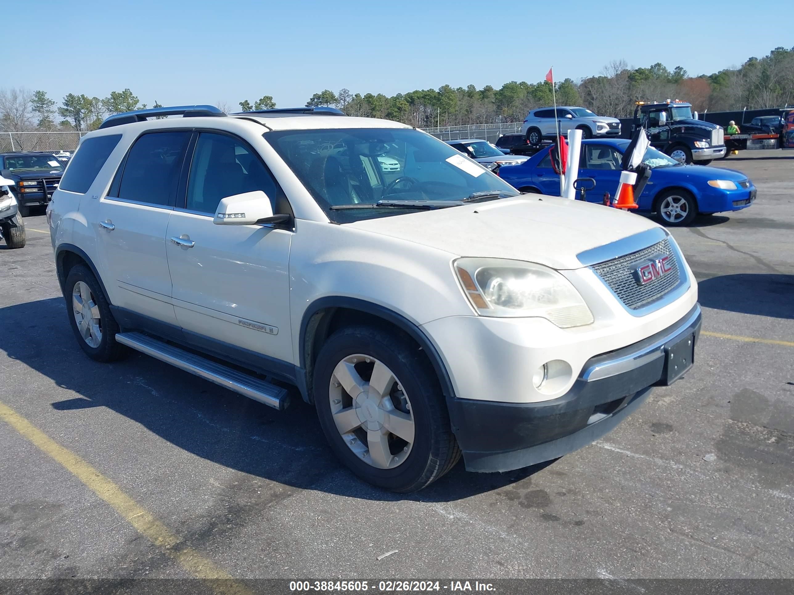 GMC ACADIA 2008 1gkev33748j177940