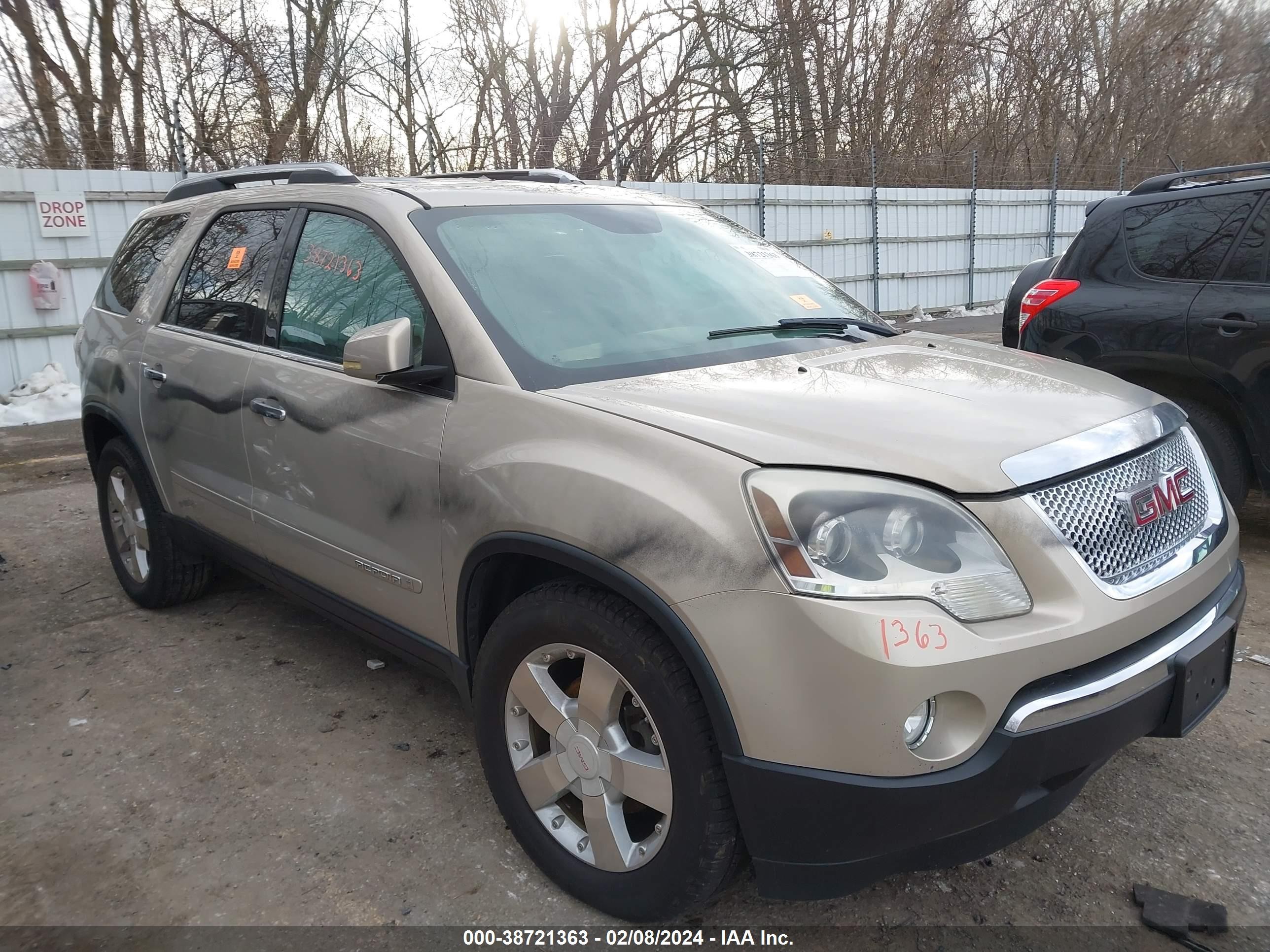 GMC ACADIA 2007 1gkev33777j135485