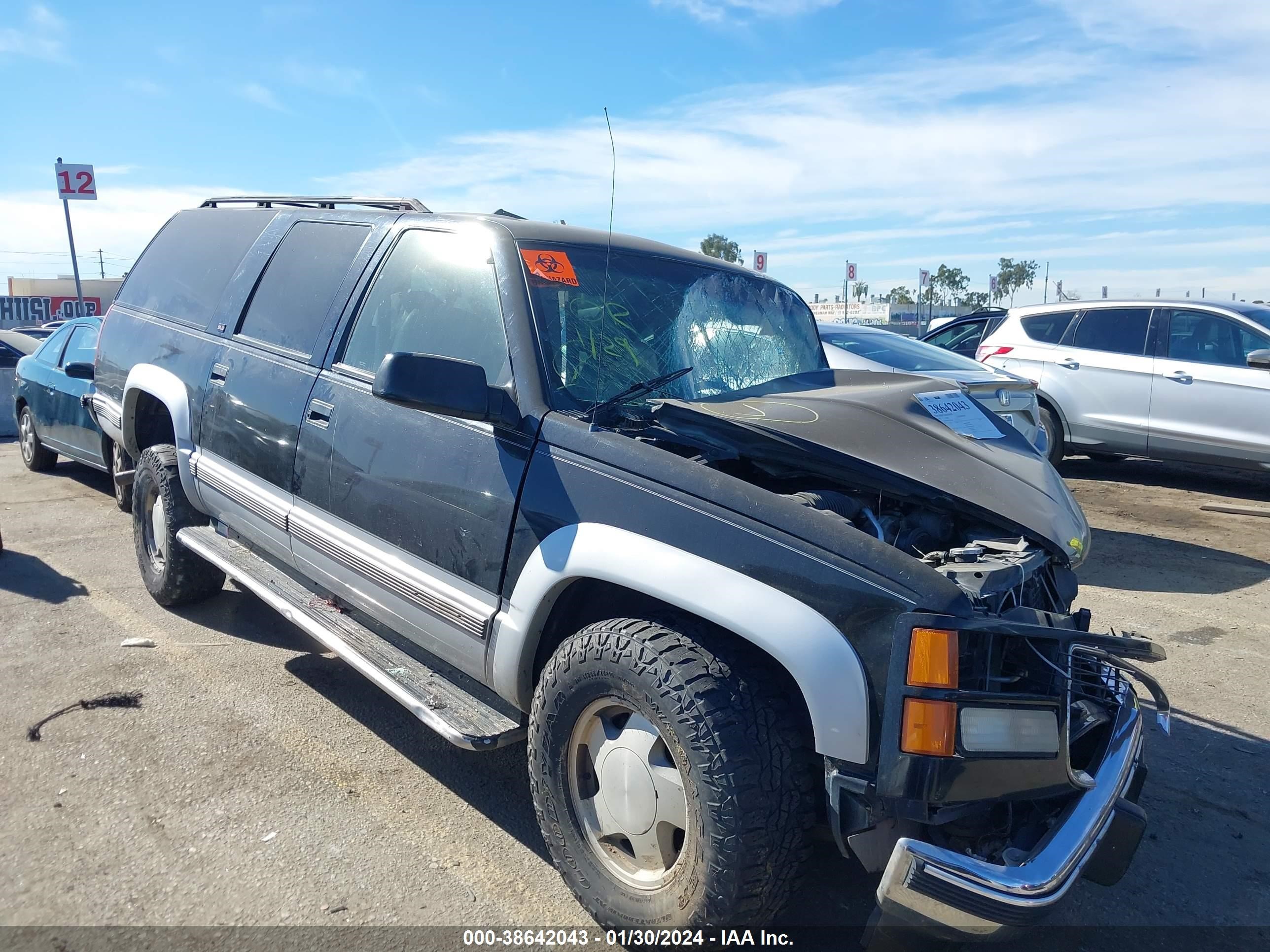 GMC SUBURBAN 1994 1gkfk16kxrj759026