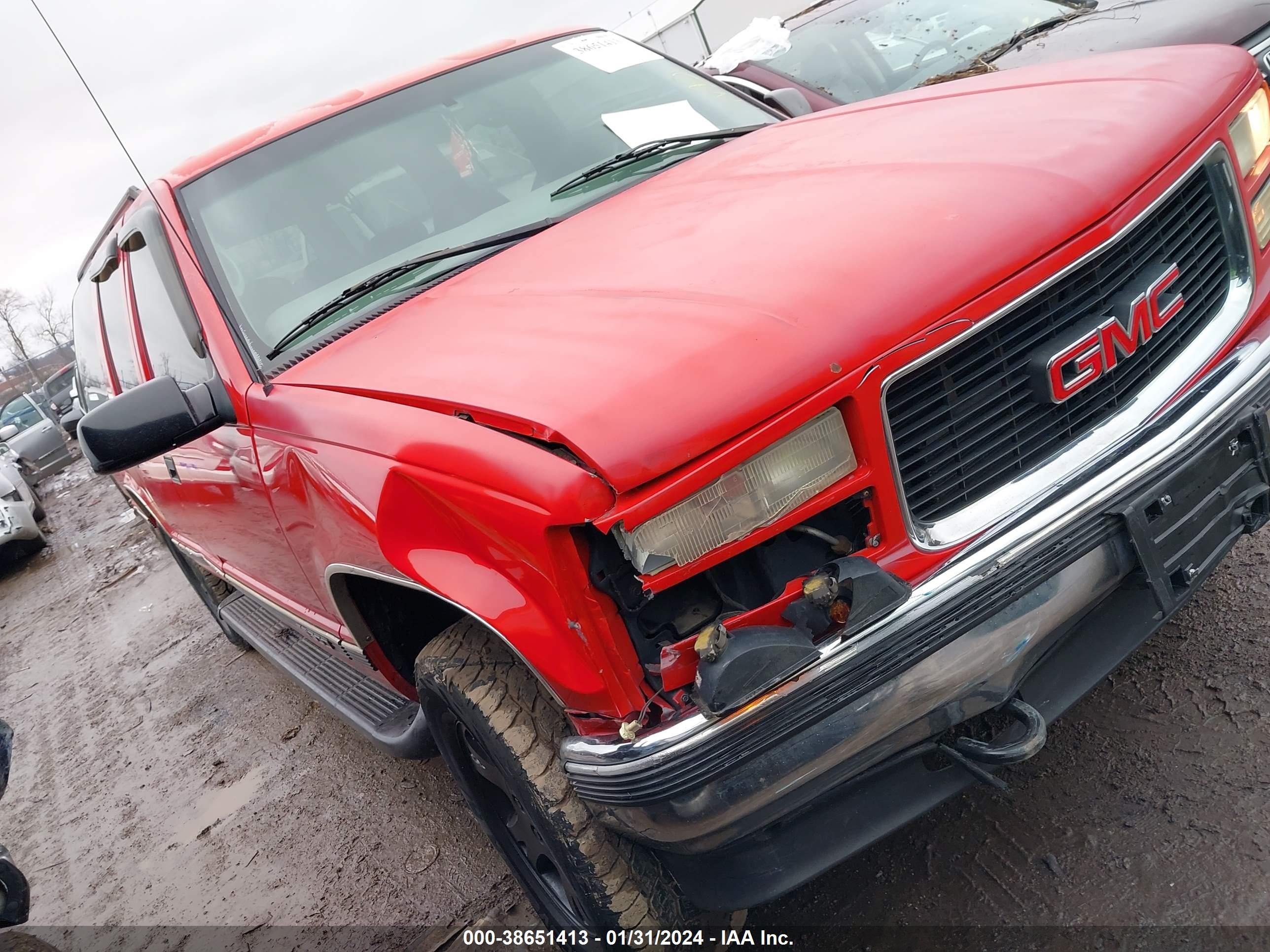 GMC SUBURBAN 1999 1gkfk16r6xj772365