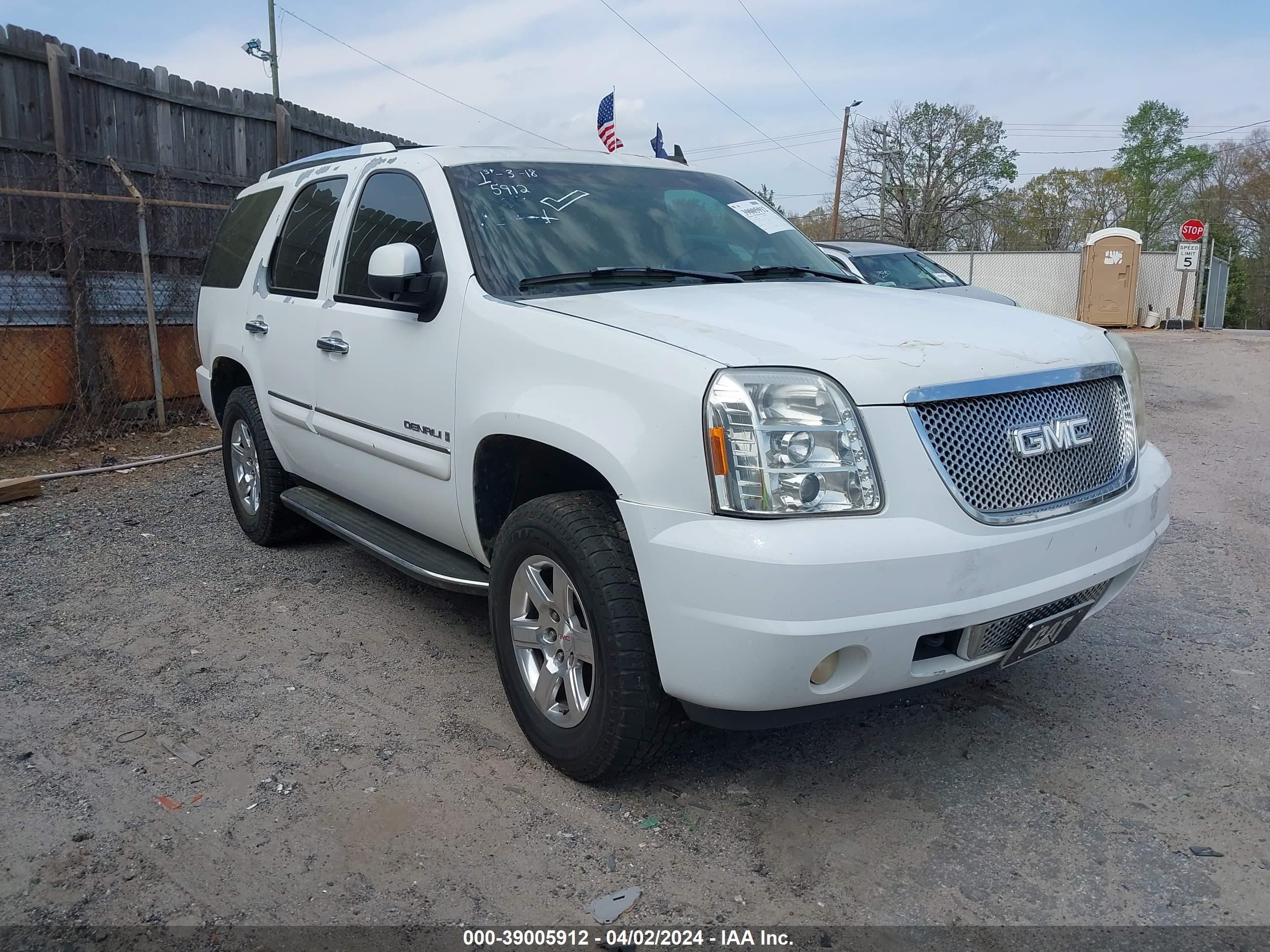 GMC YUKON 2007 1gkfk63857j147948