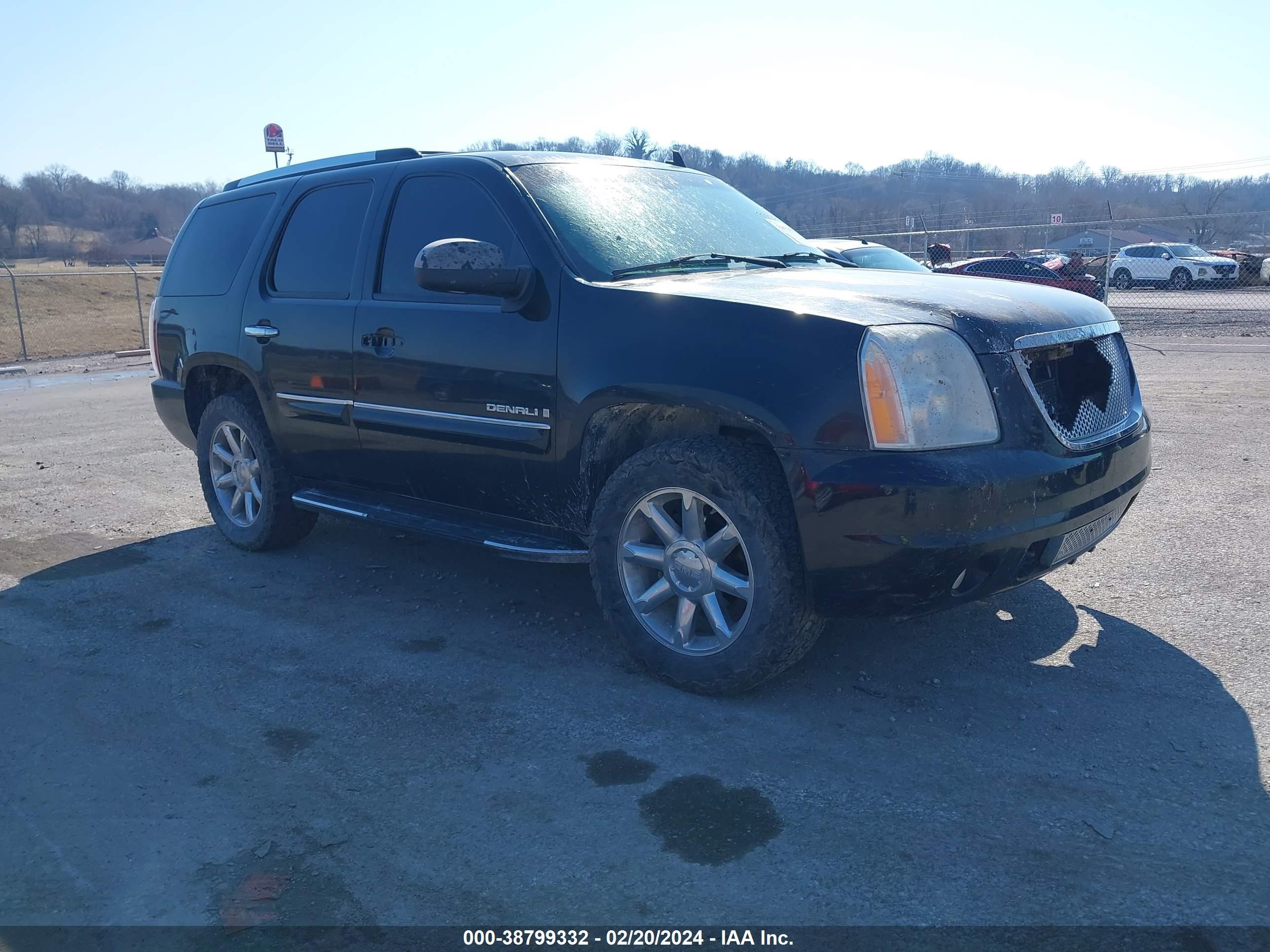 GMC YUKON 2007 1gkfk63877j322488