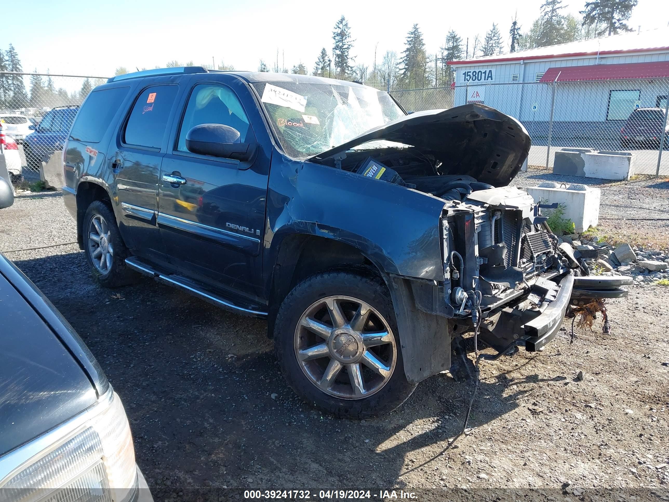 GMC YUKON 2008 1gkfk638x8j205134