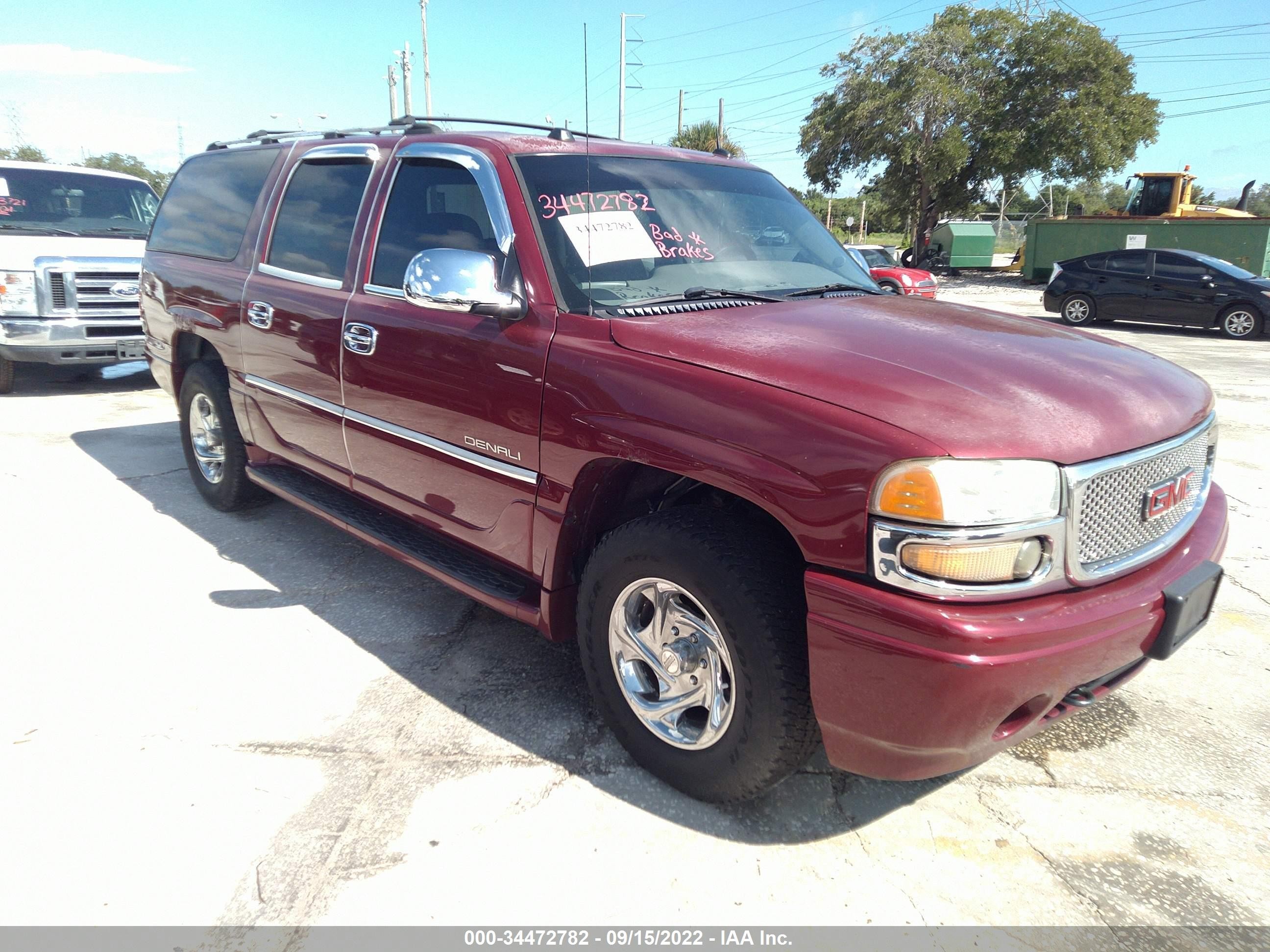 GMC YUKON 2005 1gkfk66u35j132743