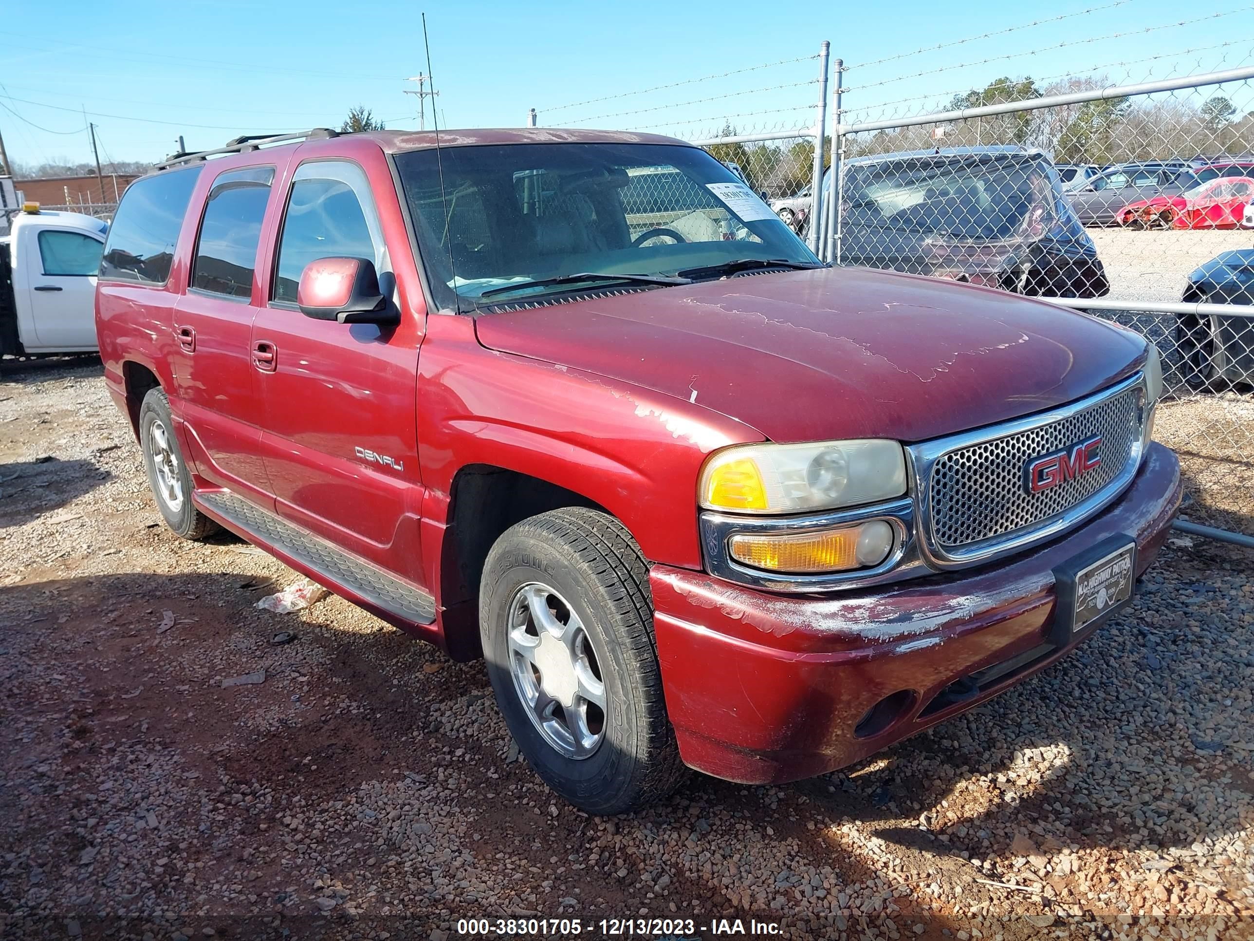 GMC YUKON 2001 1gkfk66u71j235111