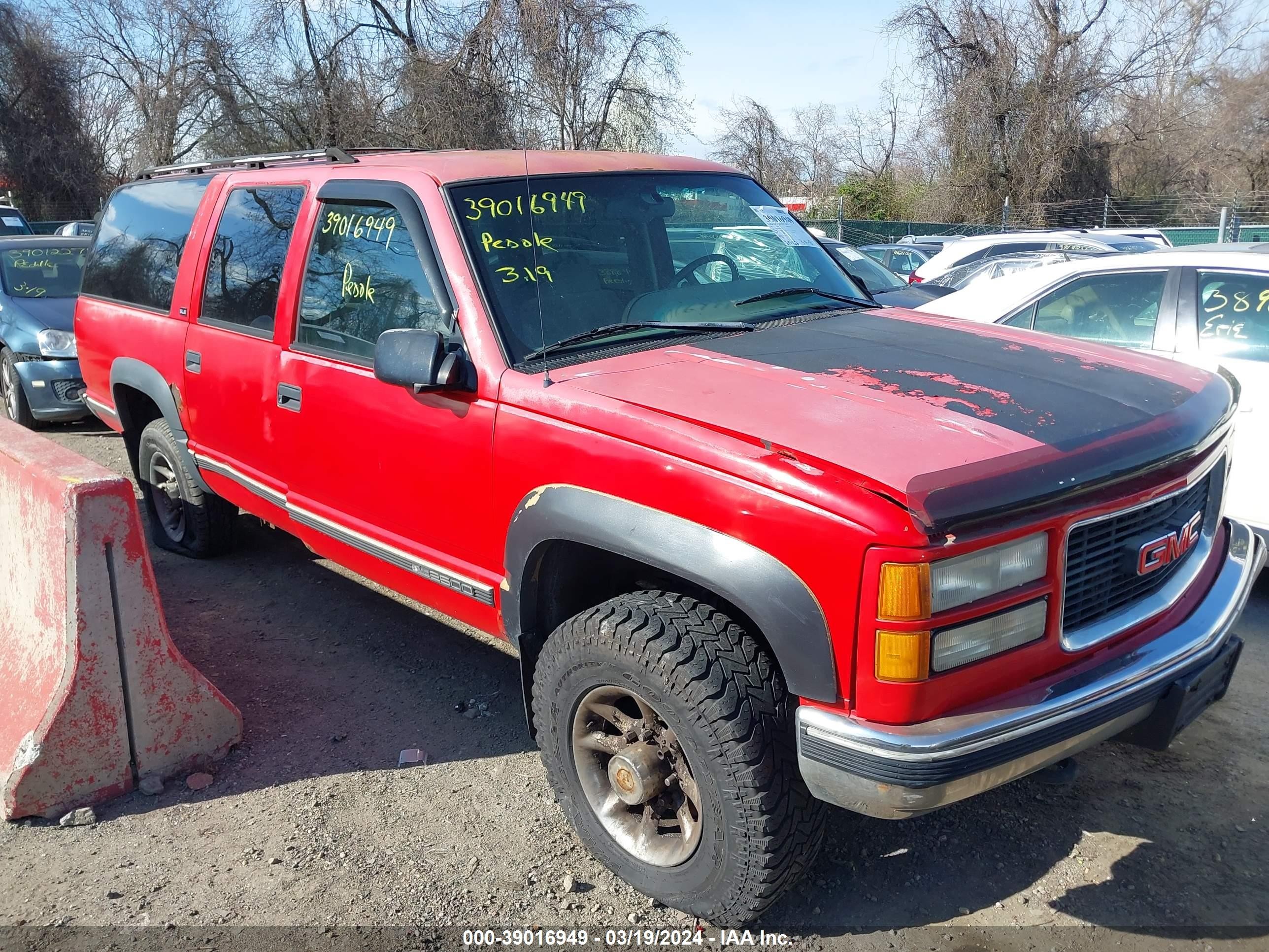 GMC SUBURBAN 1995 1gkgk26n7sj740265