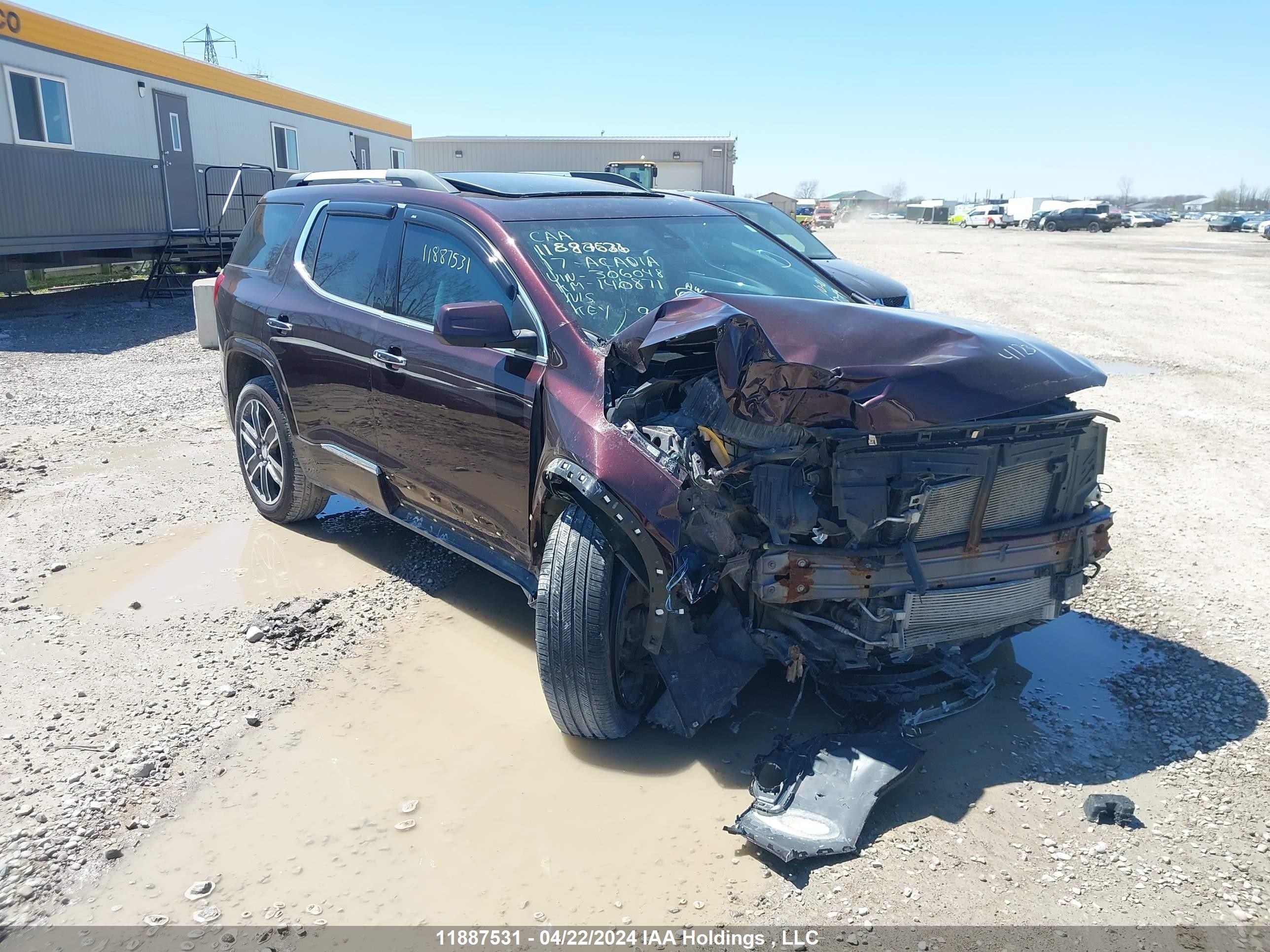 GMC ACADIA 2017 1gkknxls6hz306048