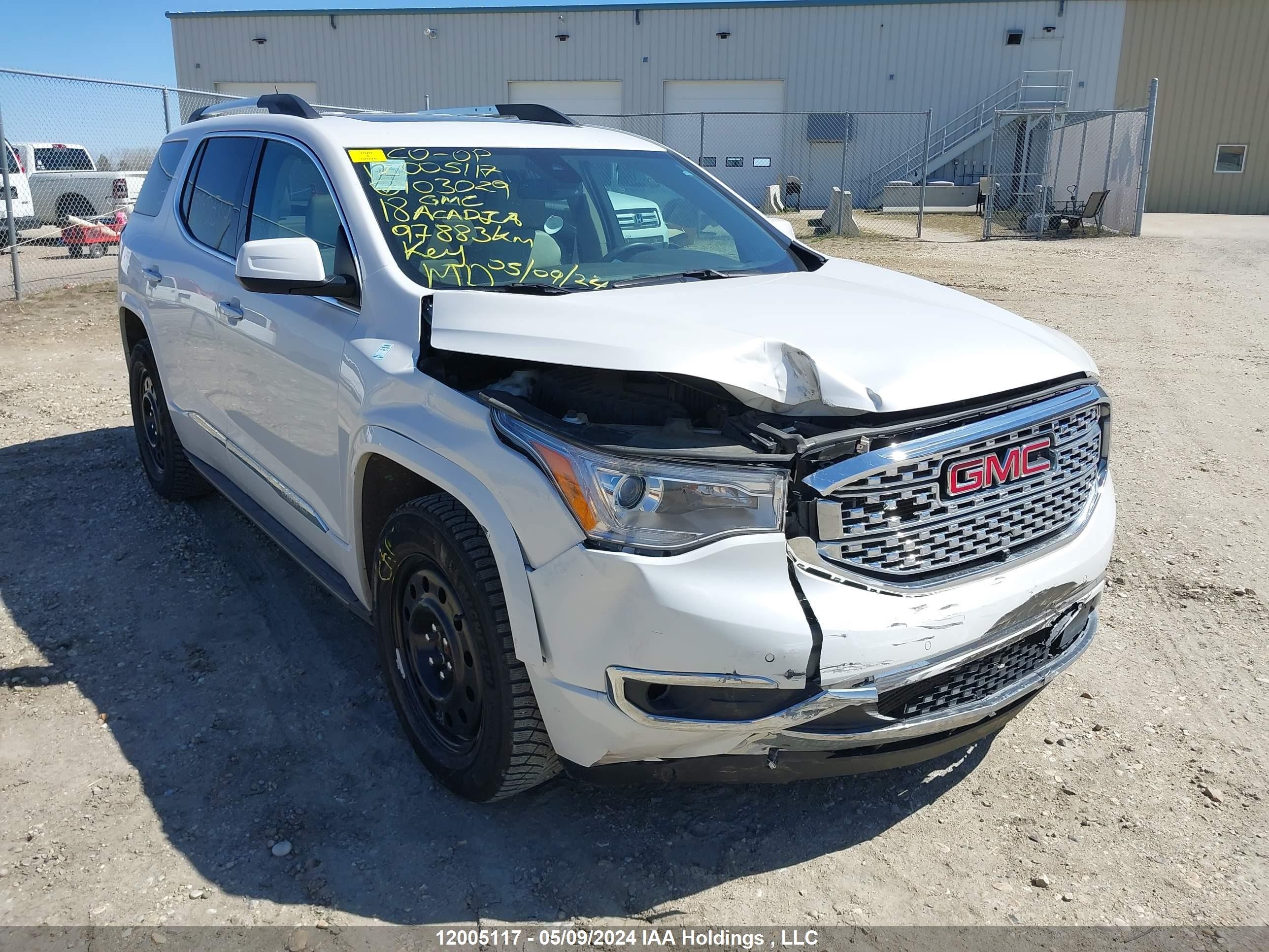 GMC ACADIA 2018 1gkknxls9jz103029