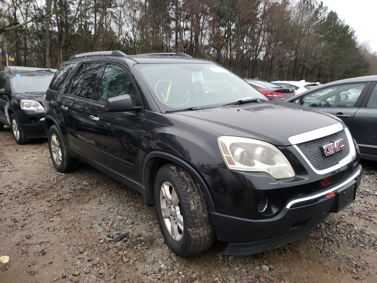 GMC ACADIA SLE 2011 1gkkrned7bj124422