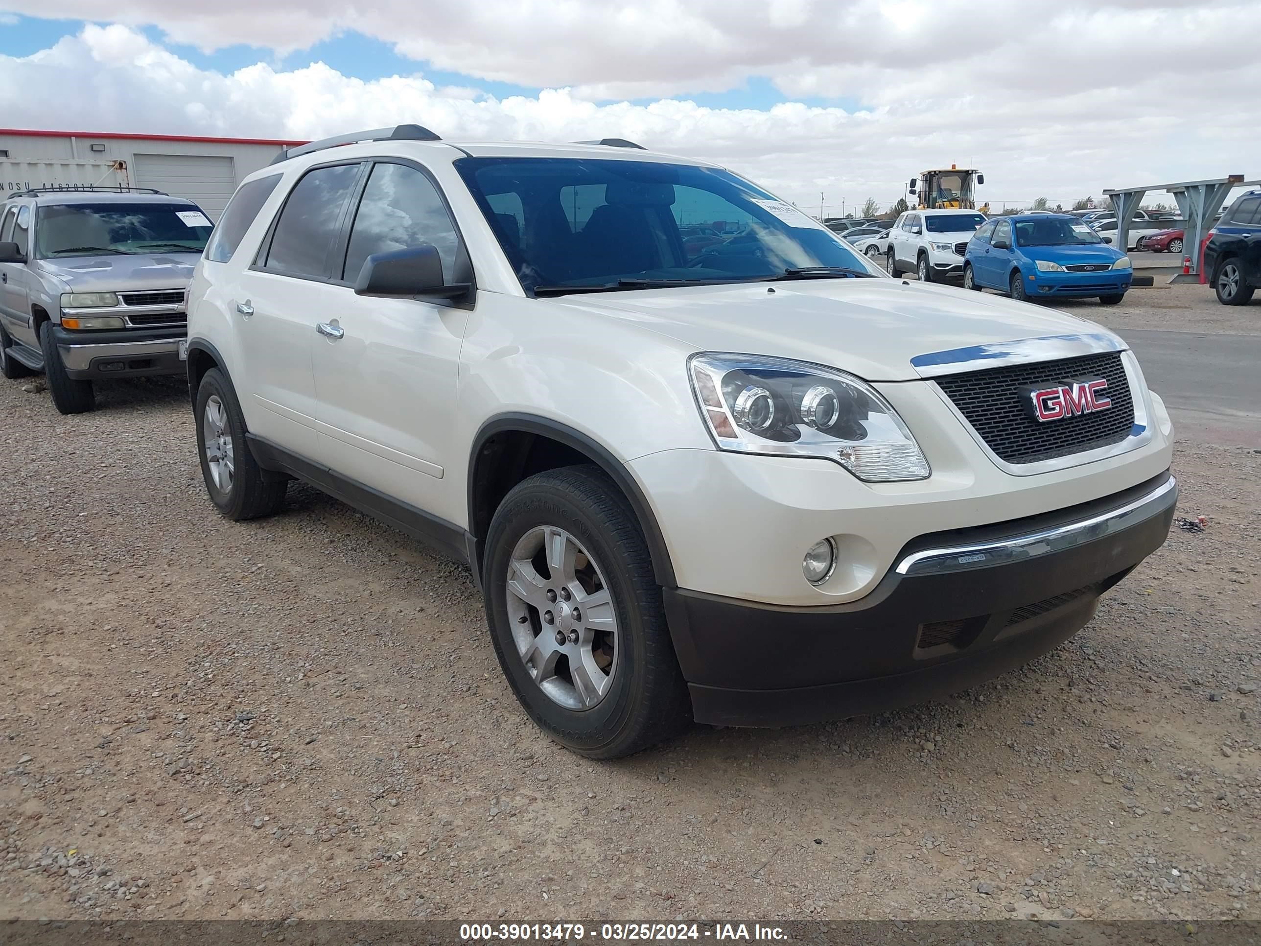 GMC ACADIA 2012 1gkkrped7cj226588