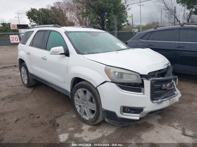 GMC ACADIA LIMITED 2017 1gkkrskd1hj238136