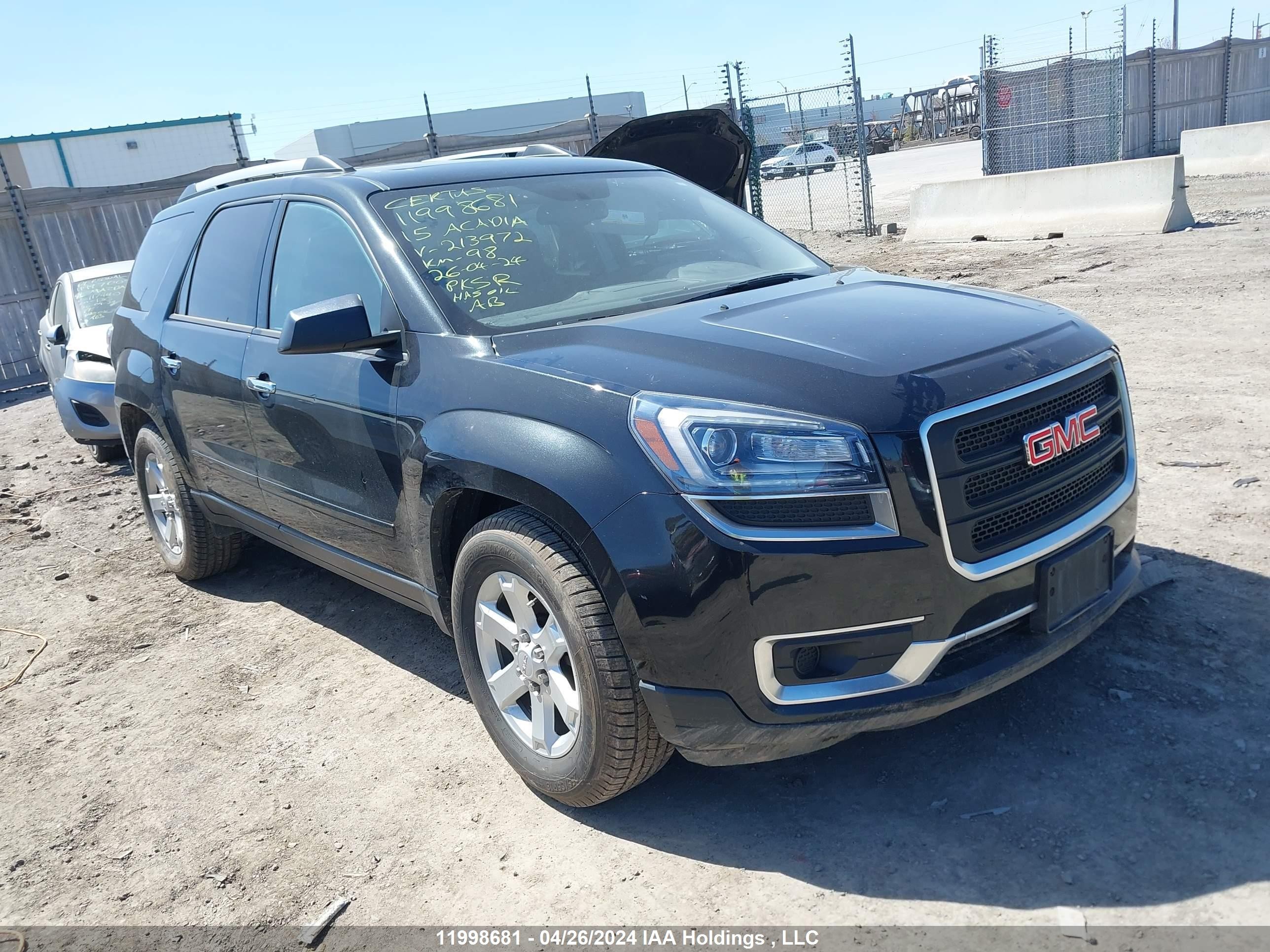 GMC ACADIA 2015 1gkkvpkd3fj213972