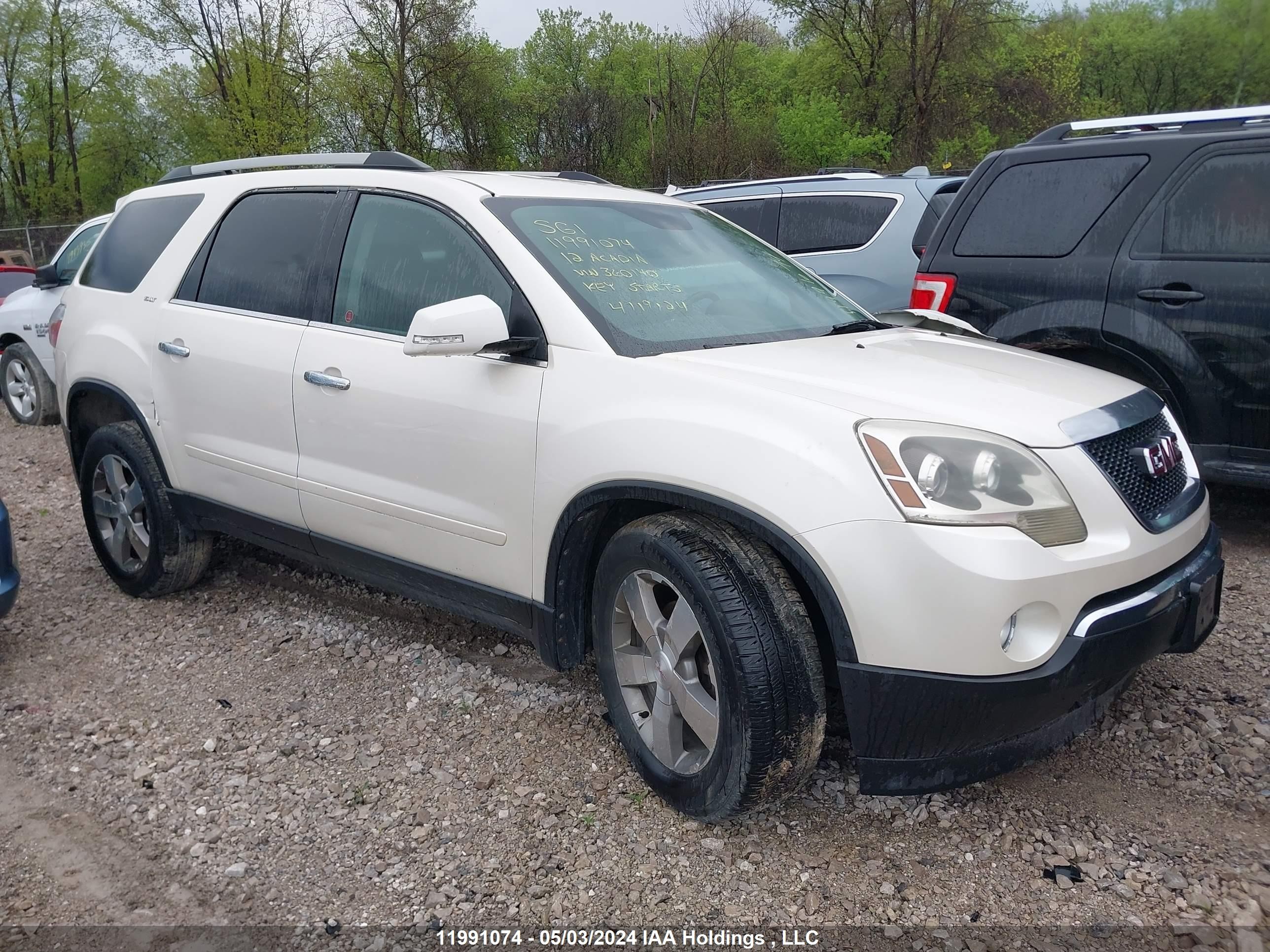 GMC ACADIA 2012 1gkkvred9cj360140