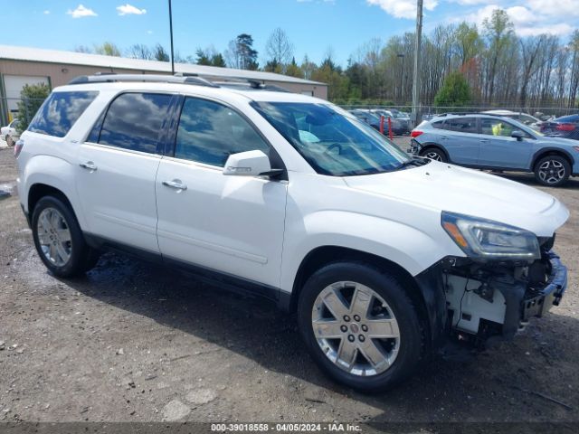 GMC ACADIA LIMITED 2017 1gkkvskd1hj124536