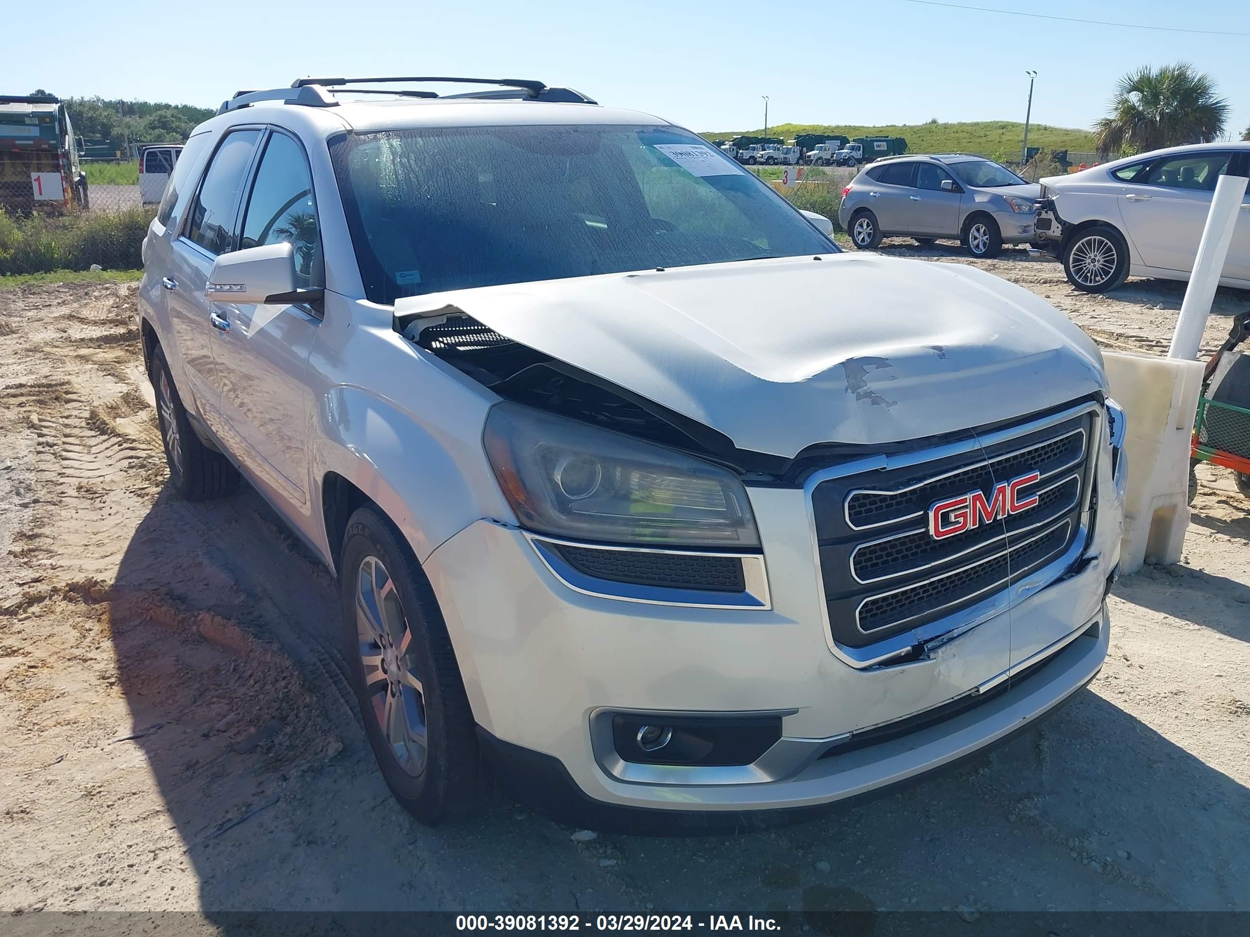 GMC ACADIA 2015 1gkkvskdxfj181220