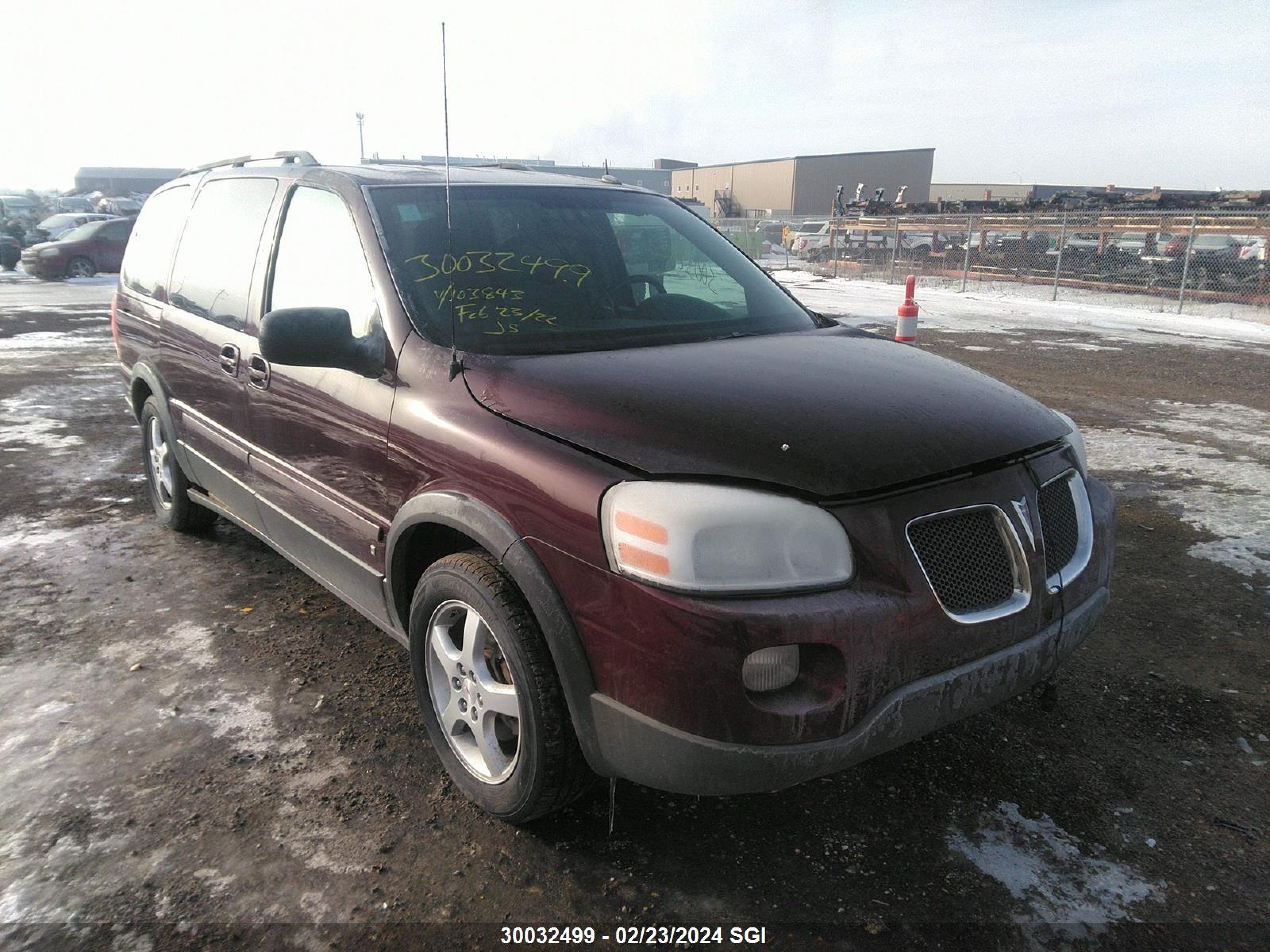 PONTIAC NULL 2009 1gmdv23199d103843