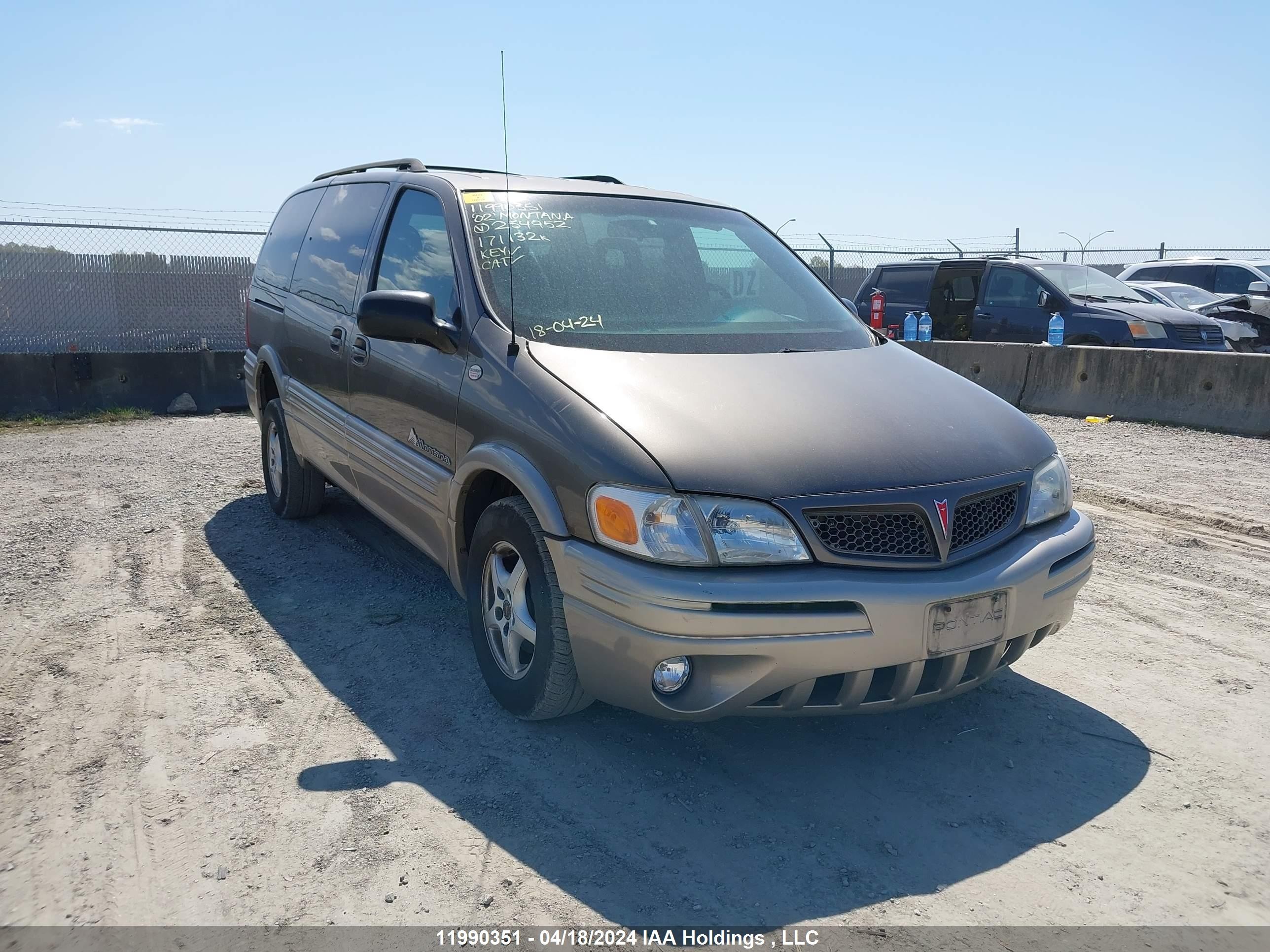 PONTIAC MONTANA 2002 1gmdx03e22d254952