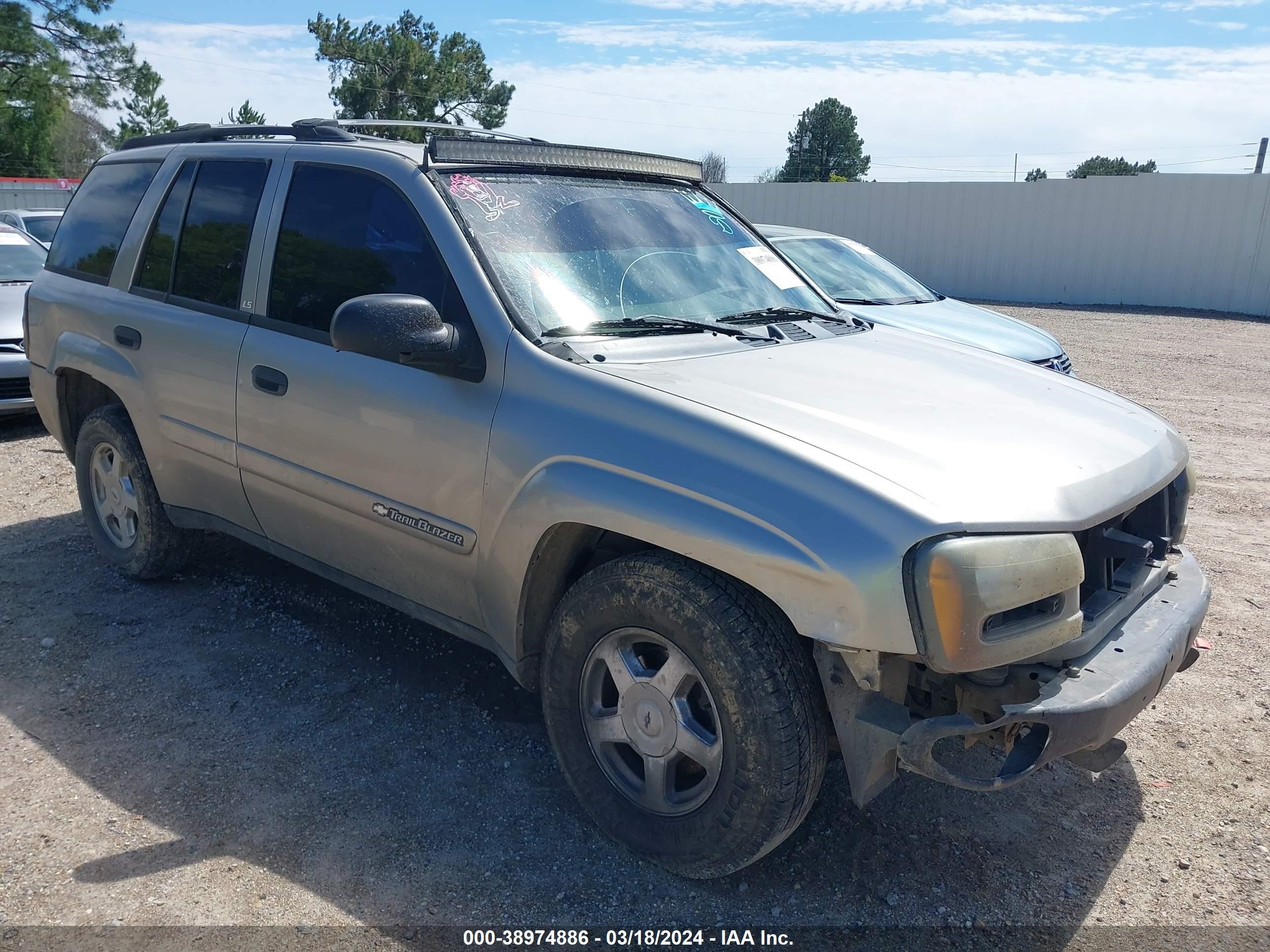 CHEVROLET TRAILBLAZER 2002 1gn0s13s922270065