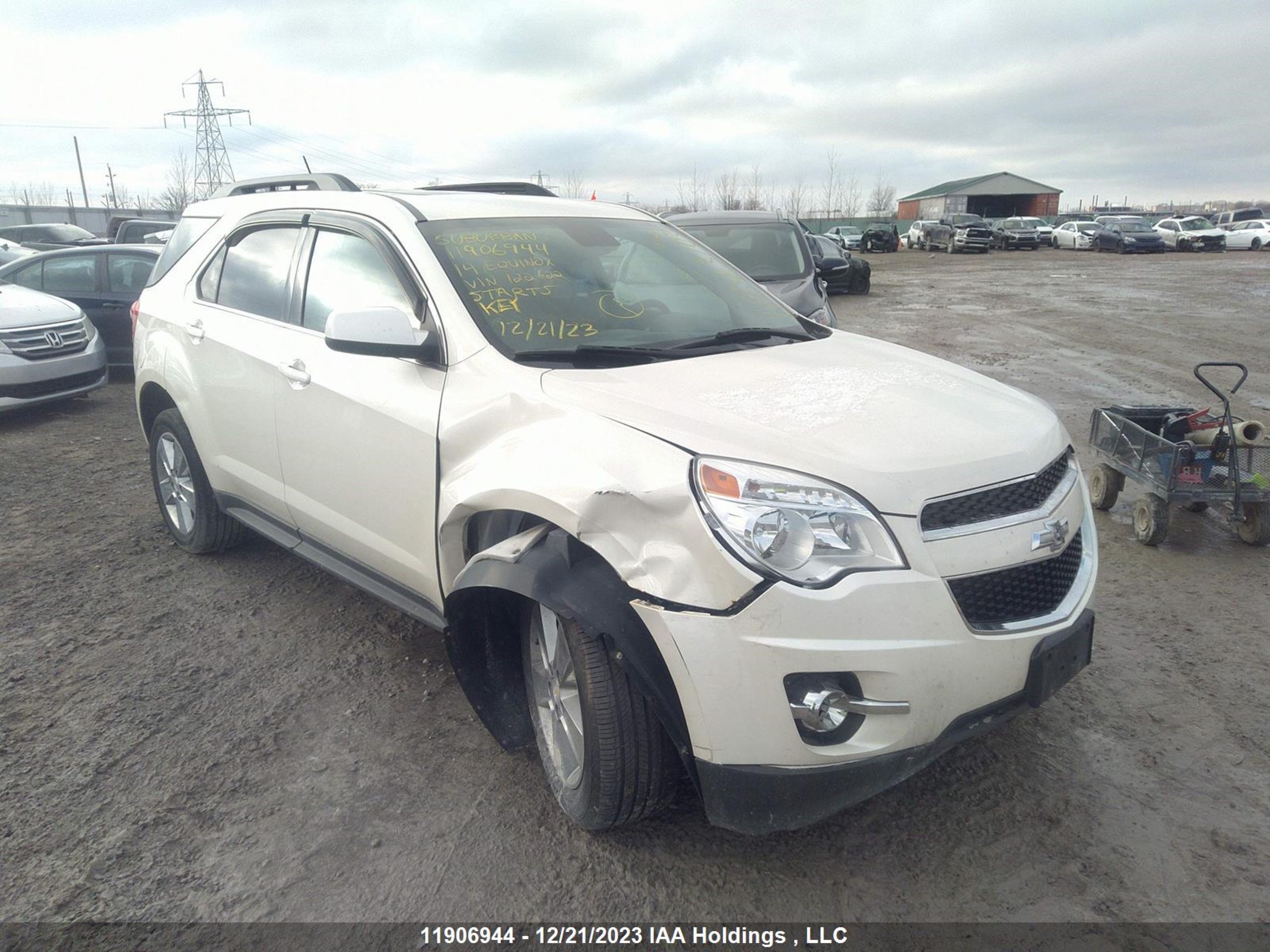 CHEVROLET EQUINOX 2014 1gnalcek4ez122622