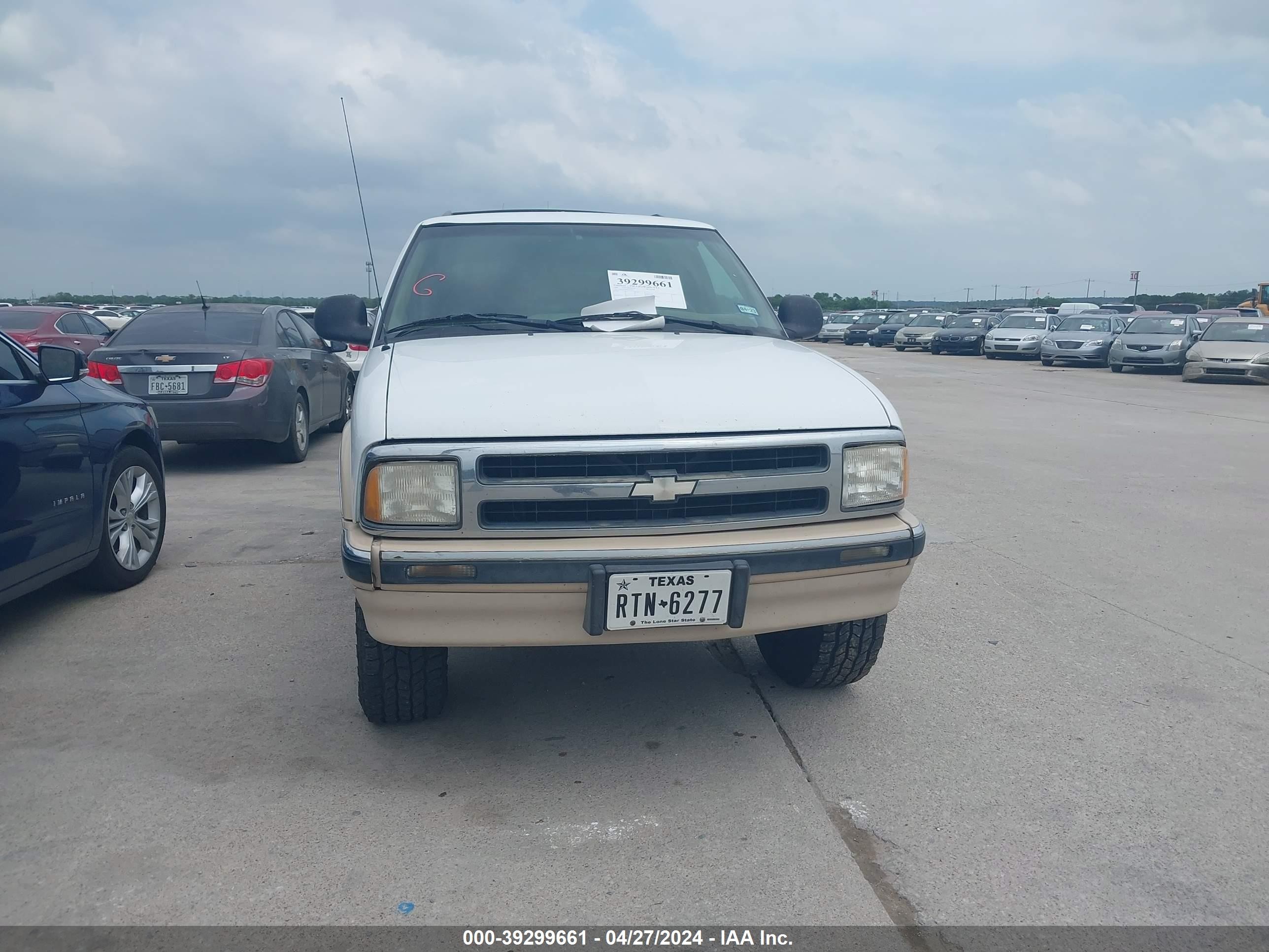 CHEVROLET BLAZER 1995 1gncs13w0s2190927