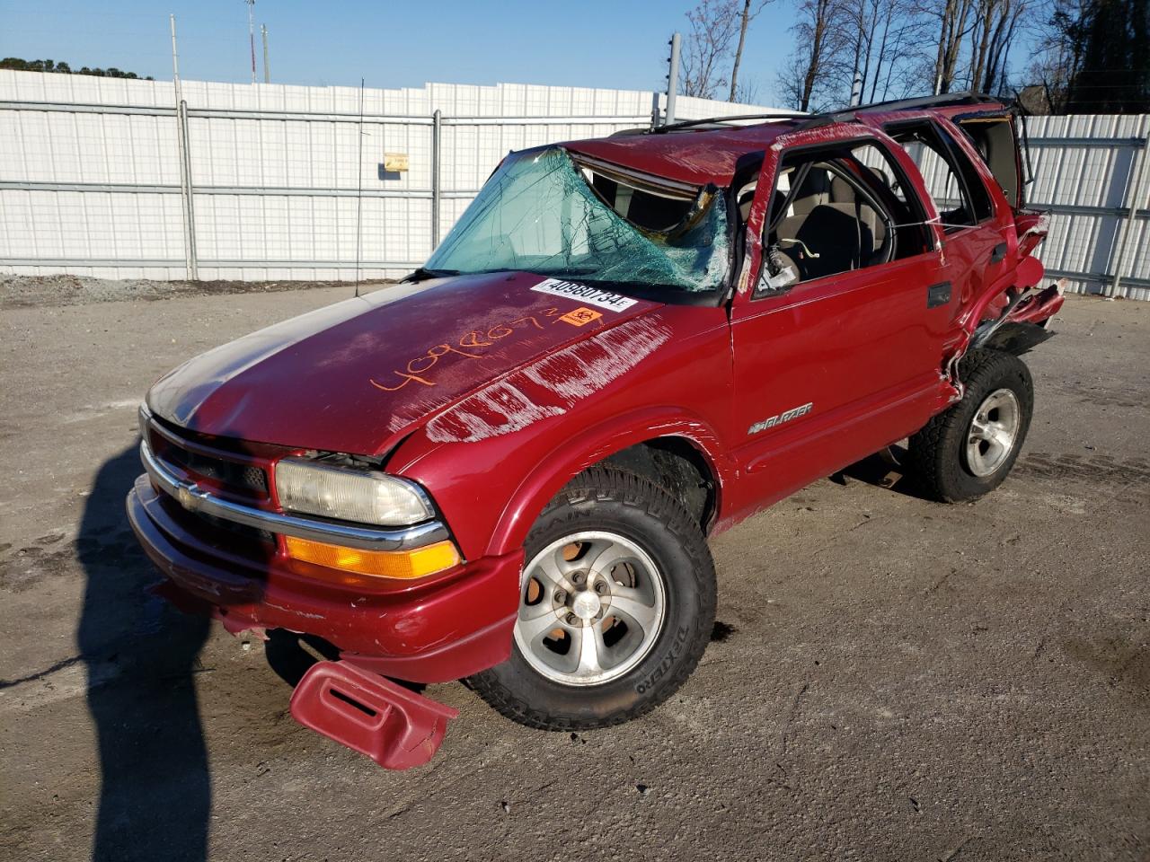 CHEVROLET BLAZER 2002 1gncs13w22k134116