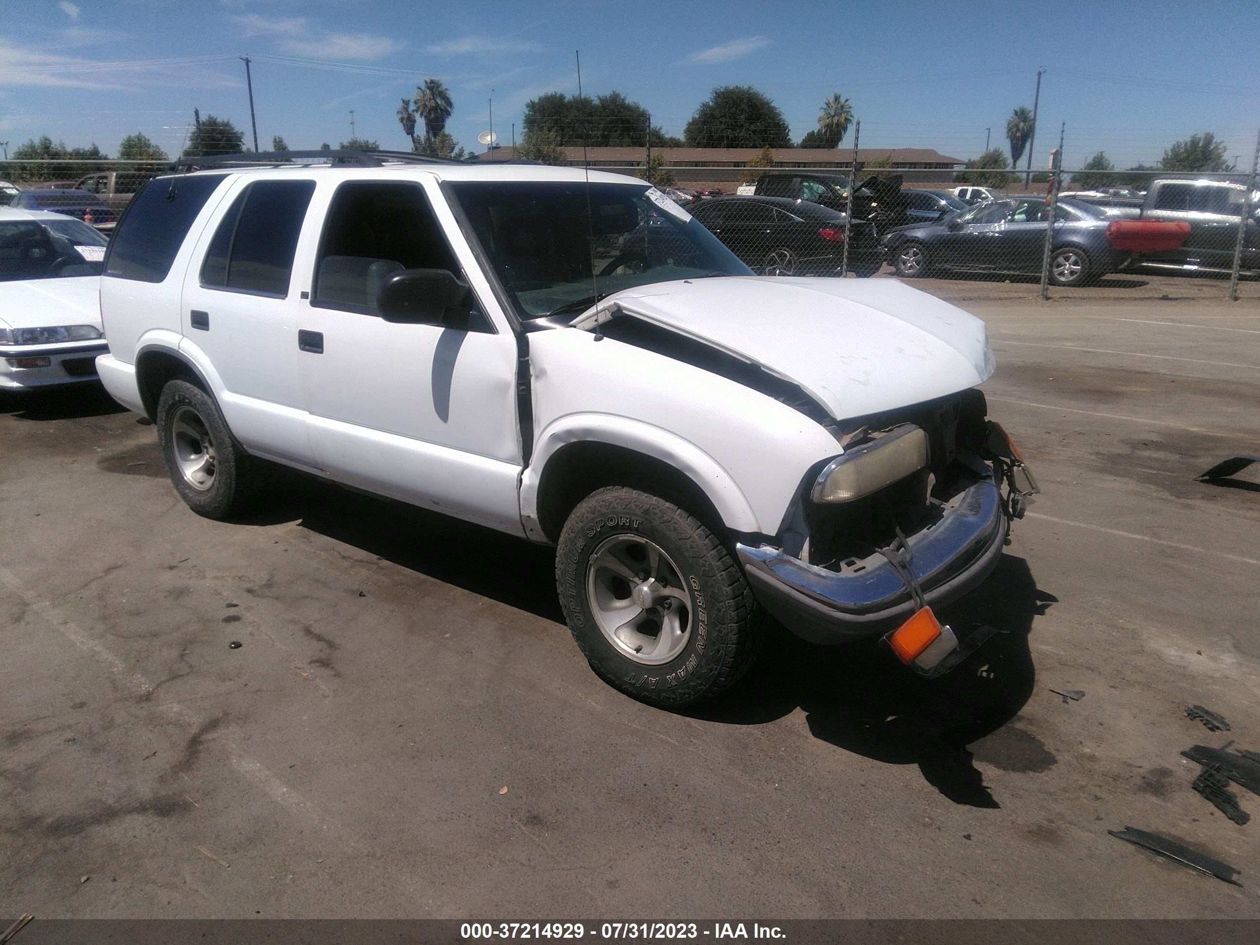 CHEVROLET BLAZER 2001 1gncs13w912119594