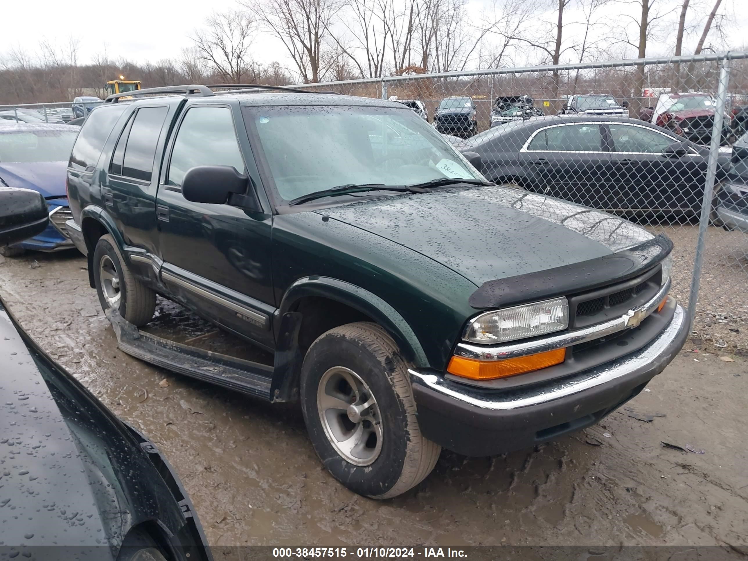 CHEVROLET BLAZER 2001 1gncs13w91k220649