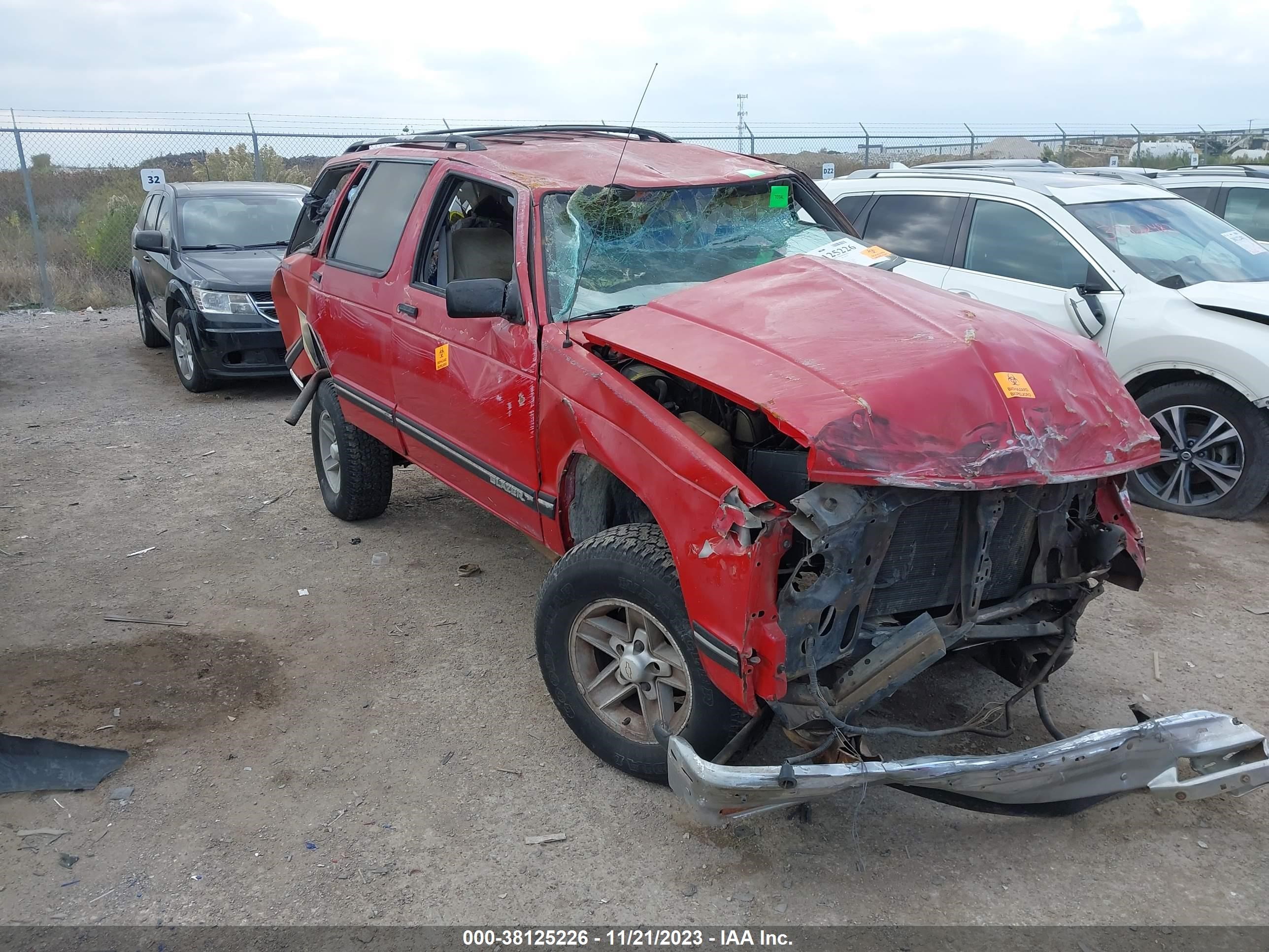 CHEVROLET BLAZER 1994 1gncs13wxr0124763