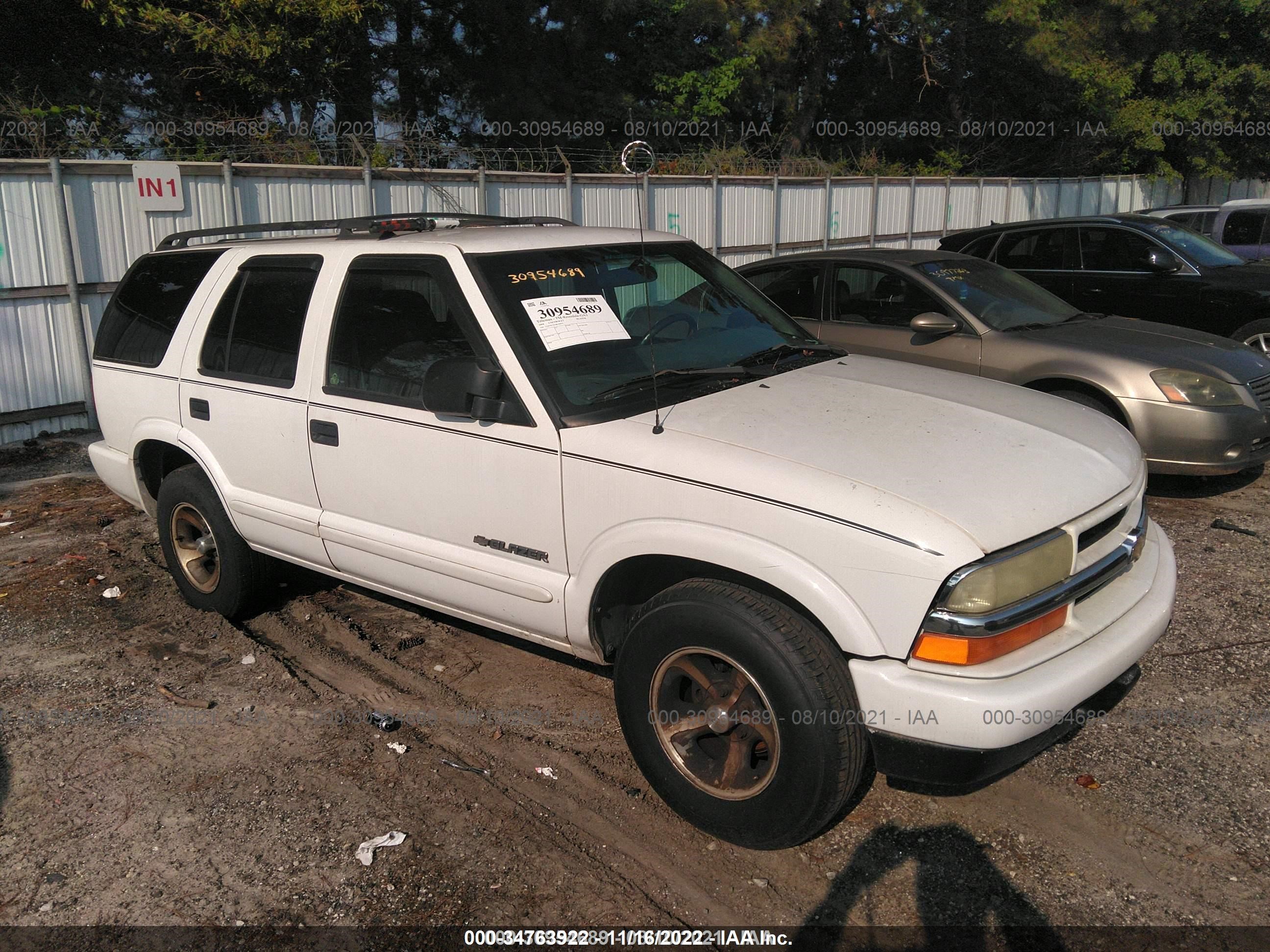 CHEVROLET BLAZER 2004 1gncs13x14k106674