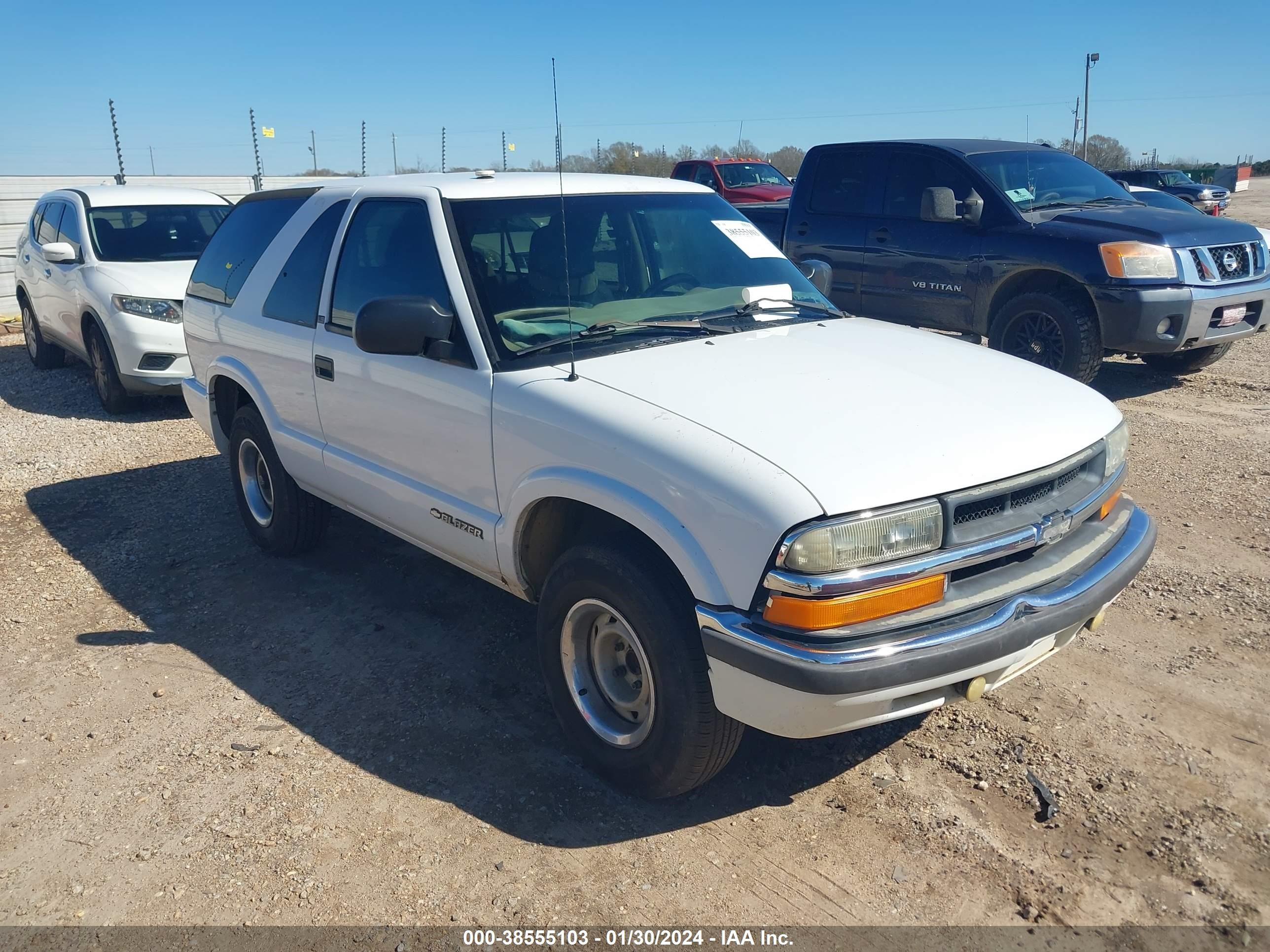 CHEVROLET BLAZER 2001 1gncs18w91k205271