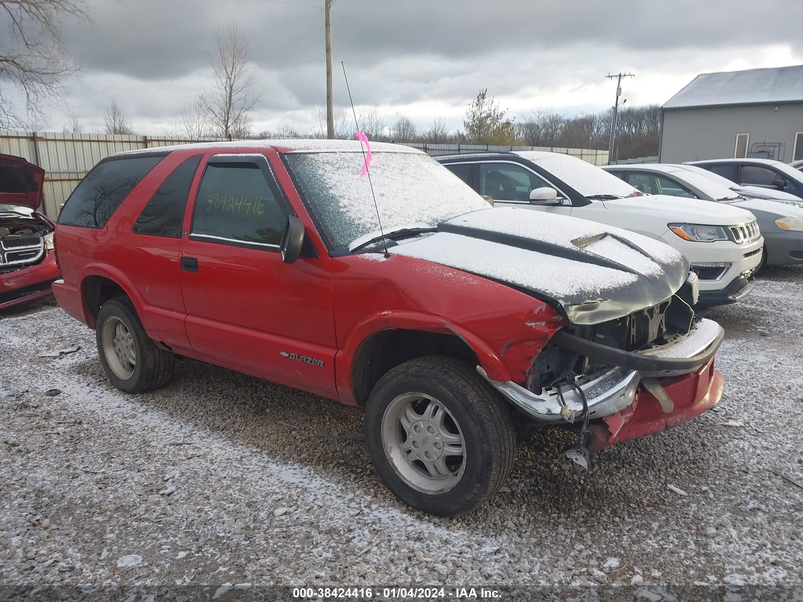 CHEVROLET BLAZER 2001 1gncs18wx1k152659