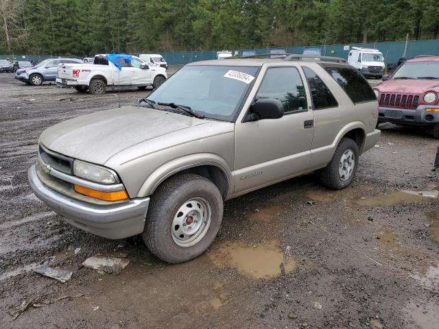 CHEVROLET BLAZER 2001 1gnct18w21k160543