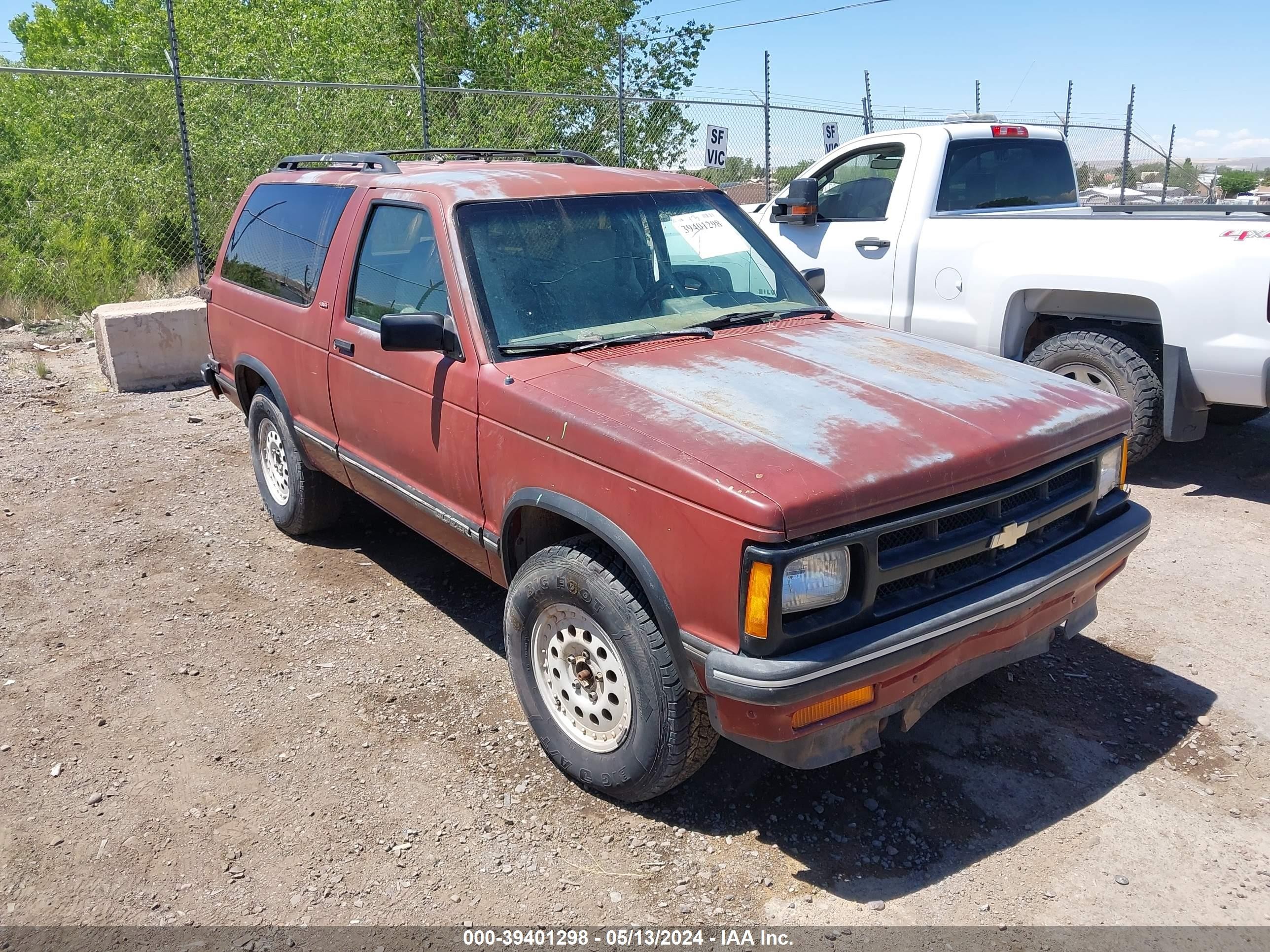 CHEVROLET BLAZER 1994 1gnct18w5r0101767