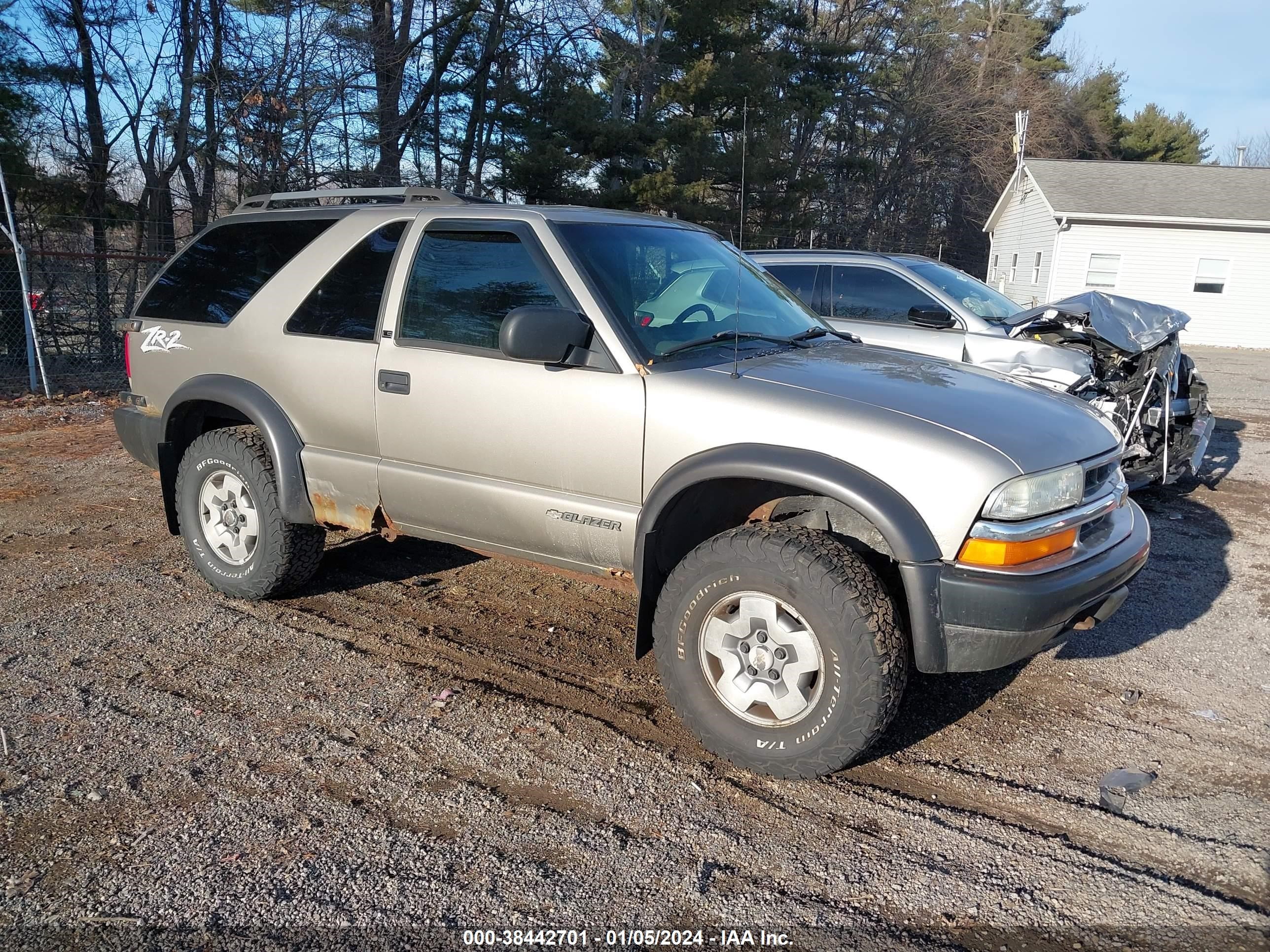 CHEVROLET BLAZER 2002 1gnct18w72k223198